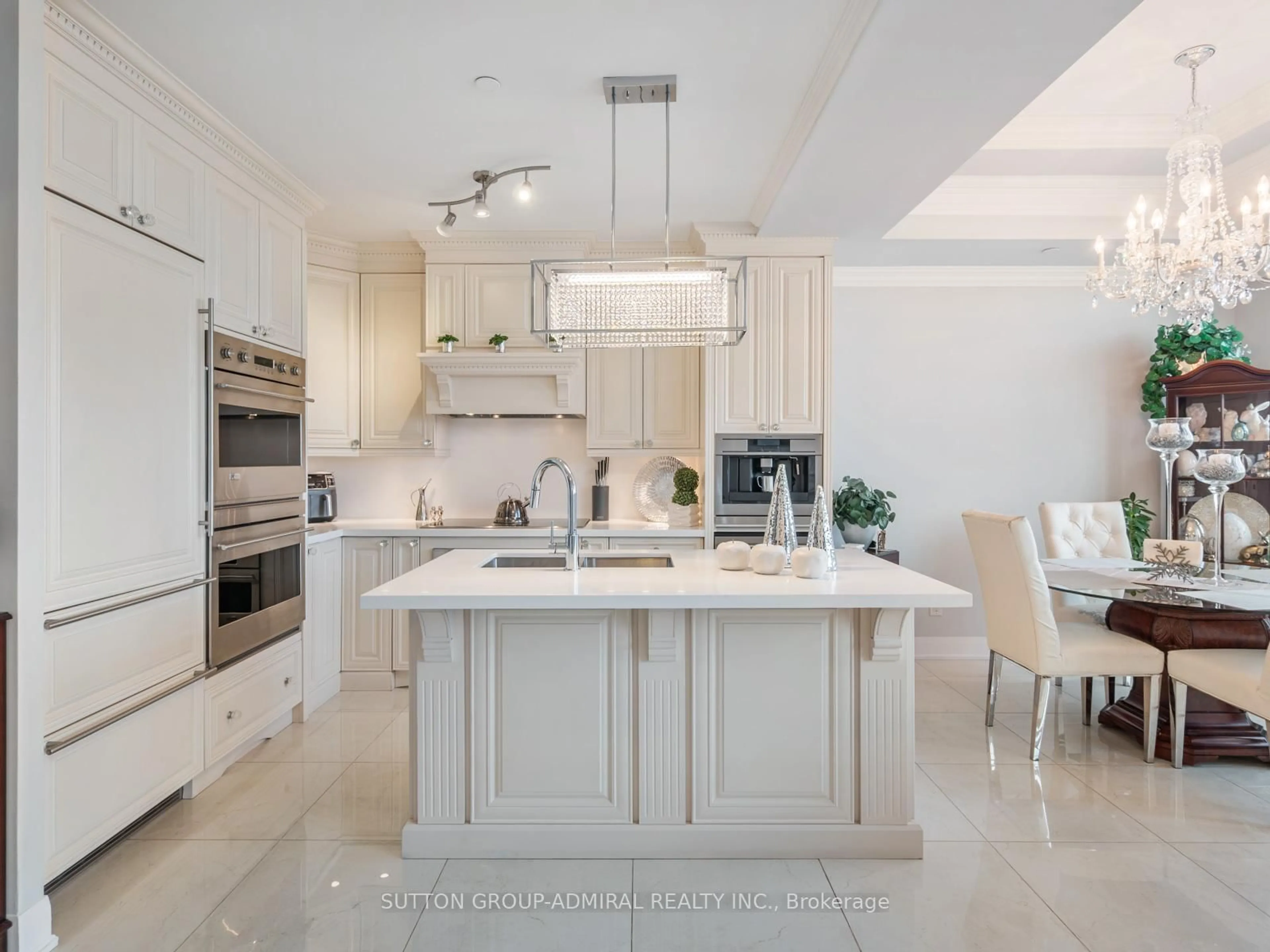 Contemporary kitchen, ceramic/tile floor for 4700 Highway 7 Rd #705, Vaughan Ontario L4L 0B4