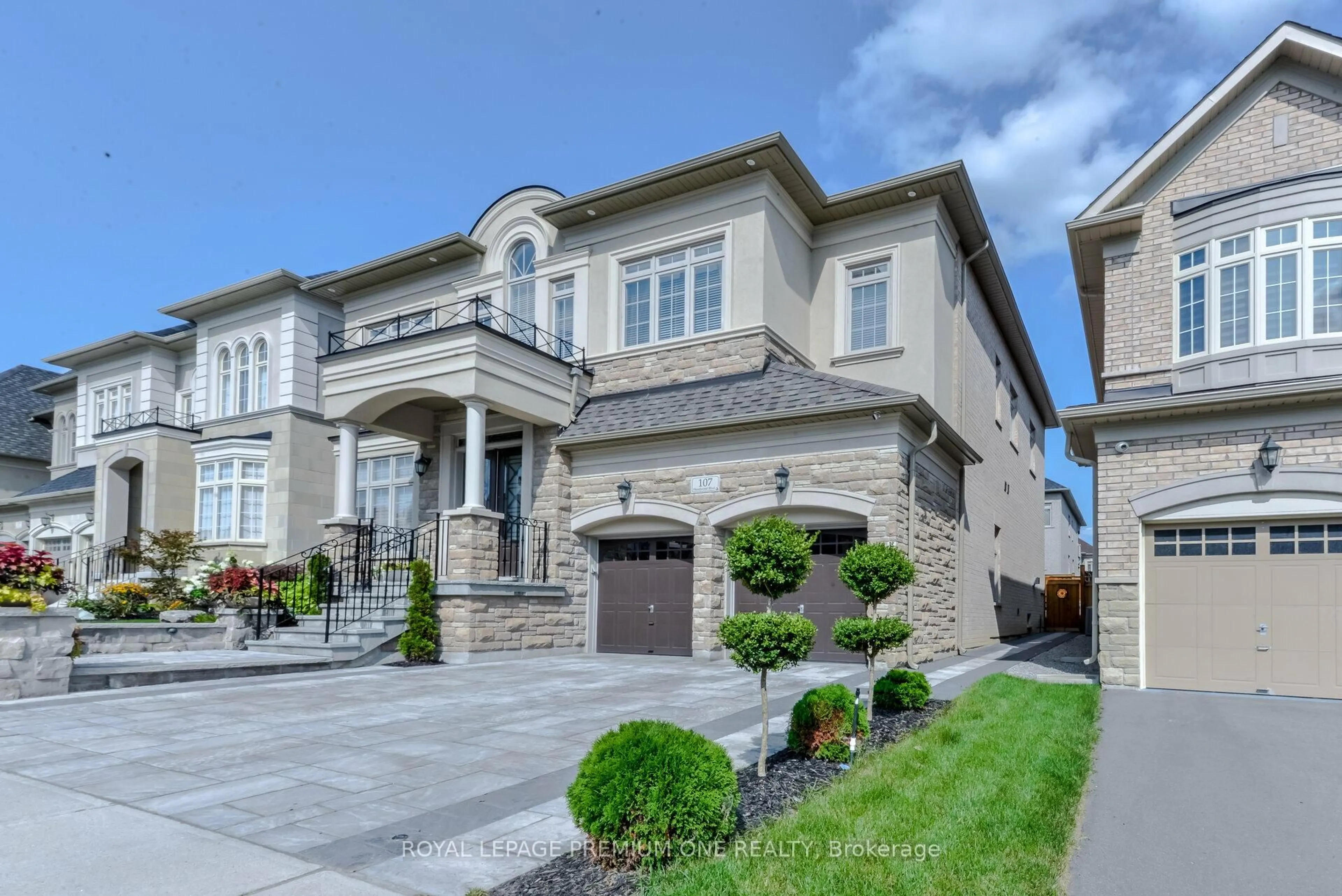 Home with brick exterior material, street for 107 Headwind Blvd, Vaughan Ontario L4H 4C7