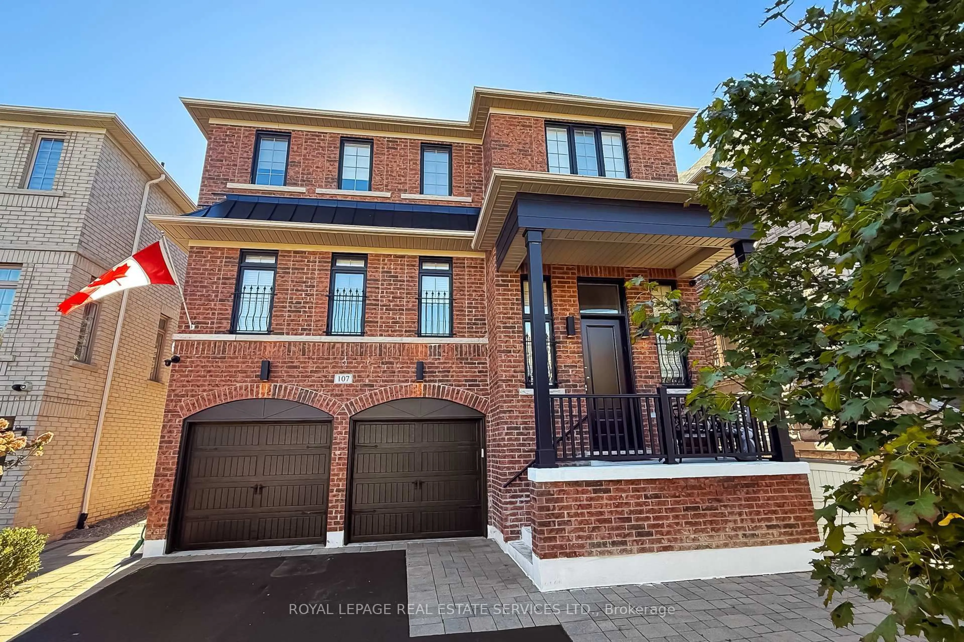 Home with brick exterior material, street for 107 Rumsey Rd, Vaughan Ontario L6A 4L8