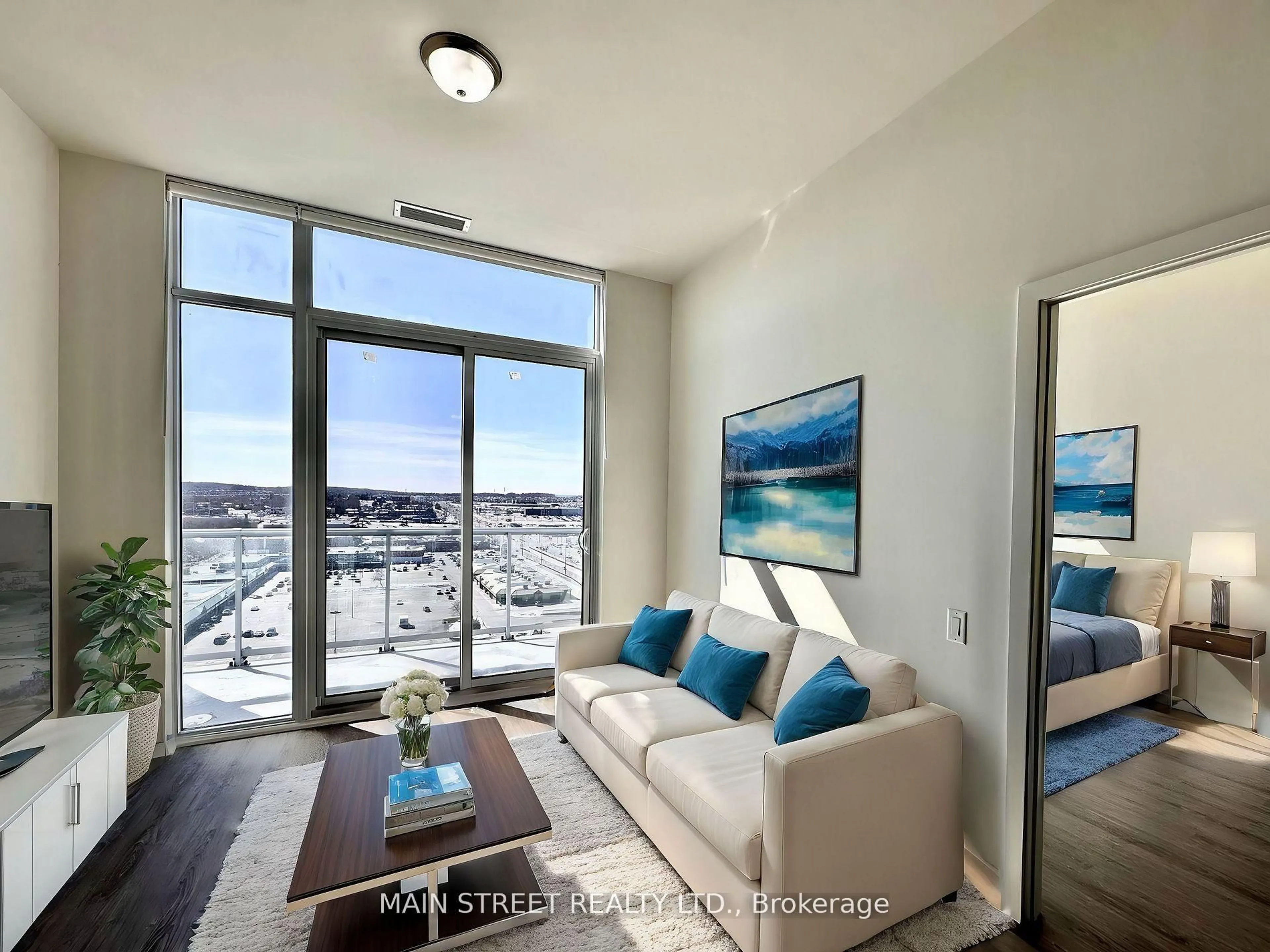 Living room with furniture, unknown for 185 Deerfield Rd #1506, Newmarket Ontario L3Y 0G7