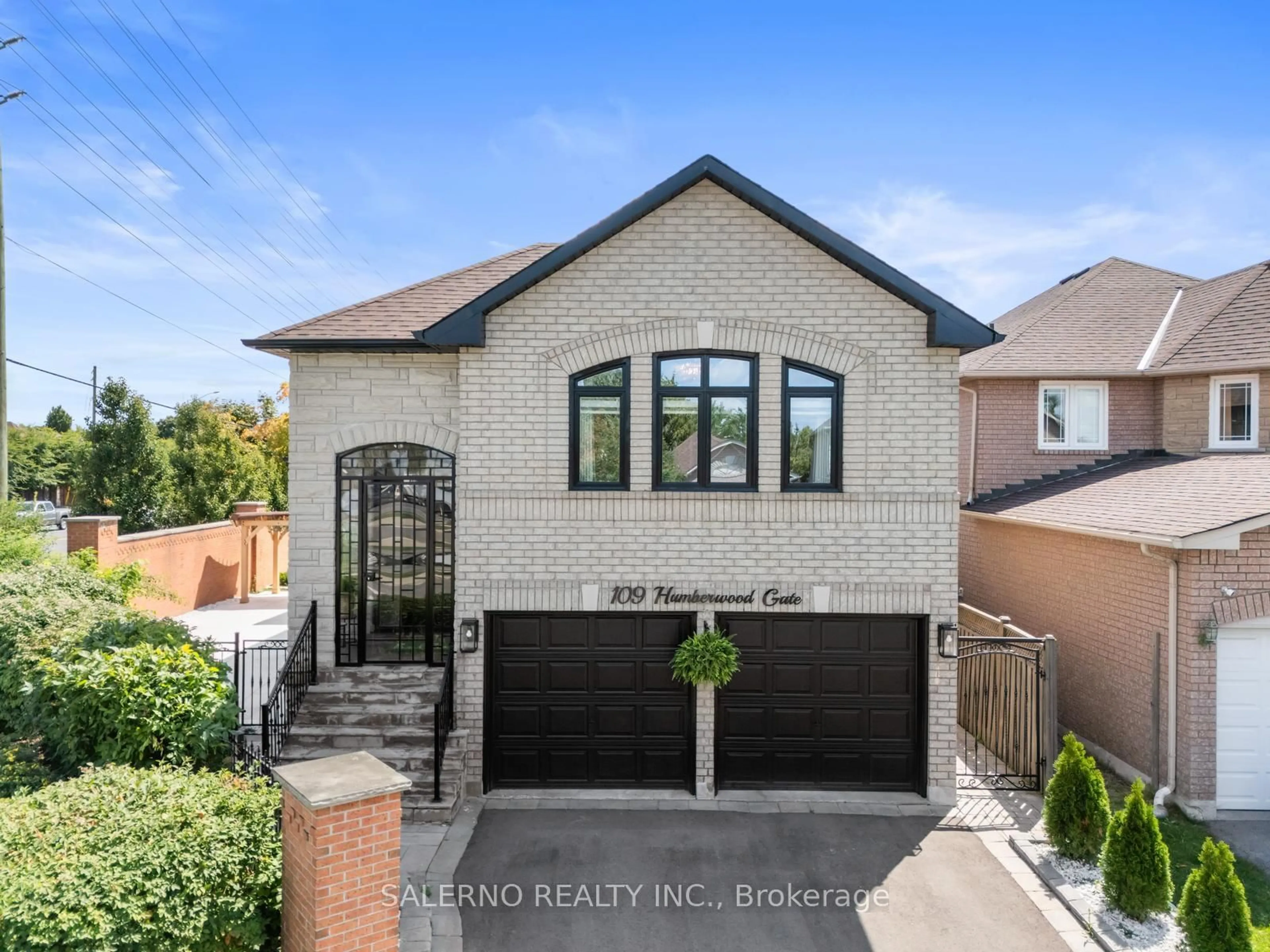 Home with brick exterior material, street for 109 Humberwood Gate, Vaughan Ontario L4L 9G5