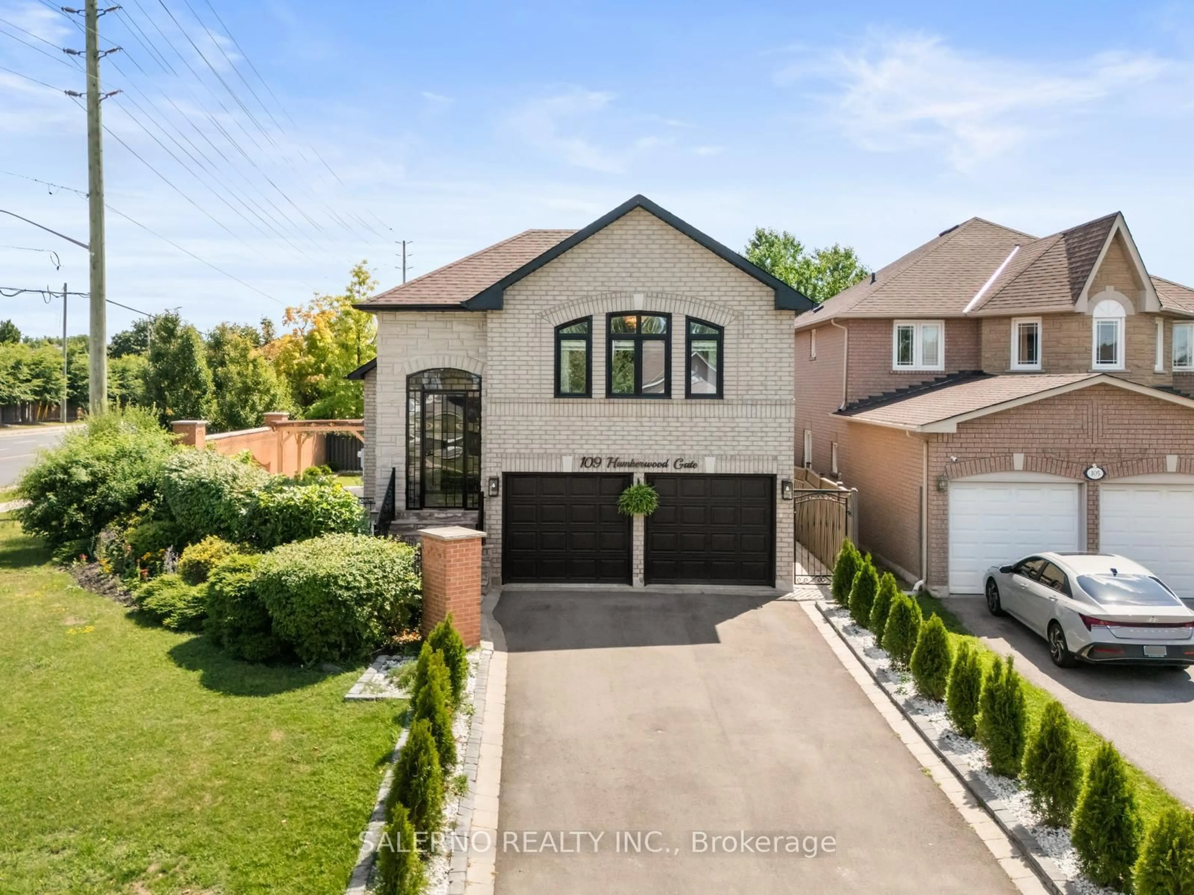 Home with brick exterior material, street for 109 Humberwood Gate, Vaughan Ontario L4L 9G5