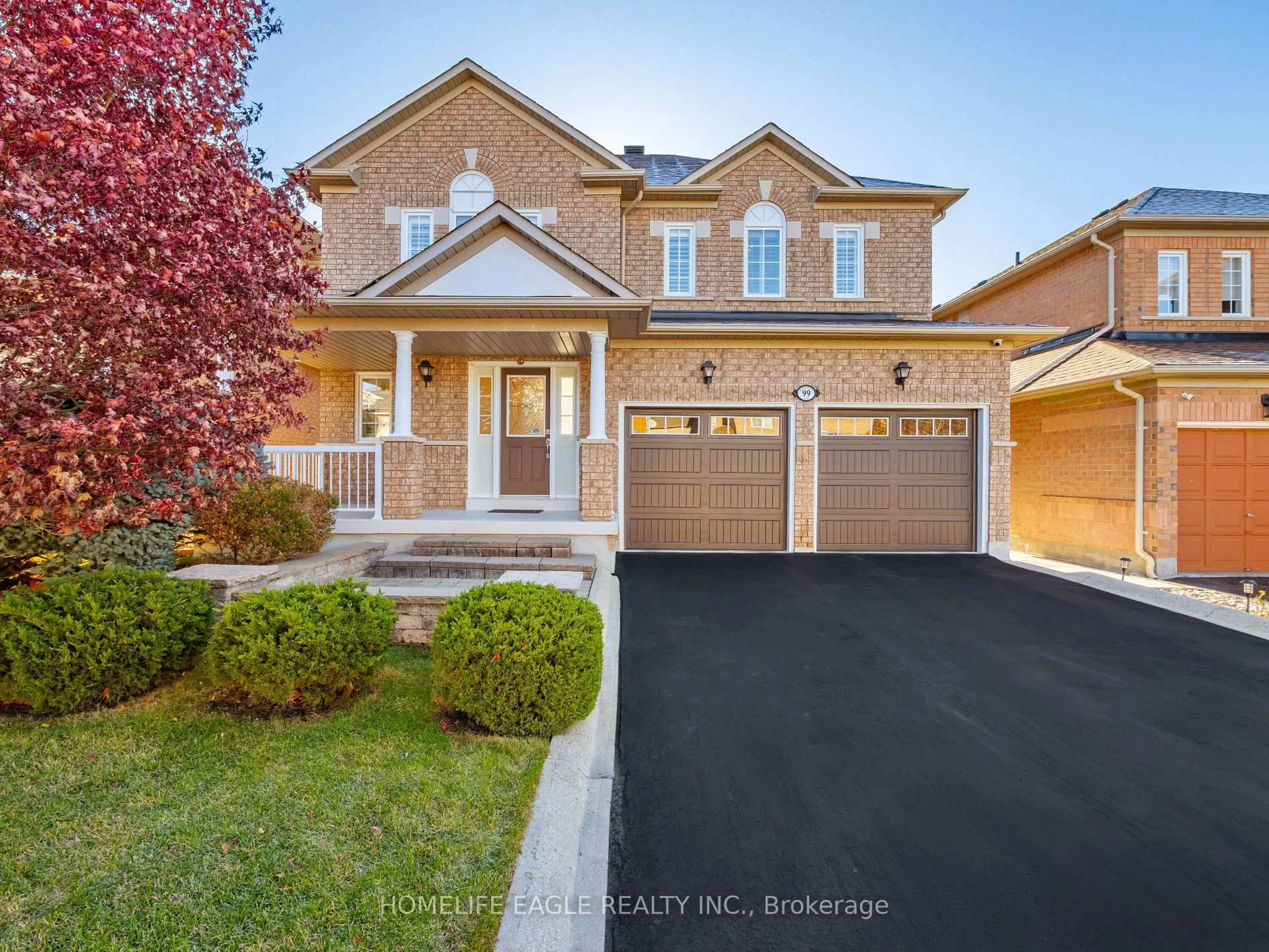 Home with brick exterior material, street for 99 Montebello Ave, Vaughan Ontario L4H 1T5