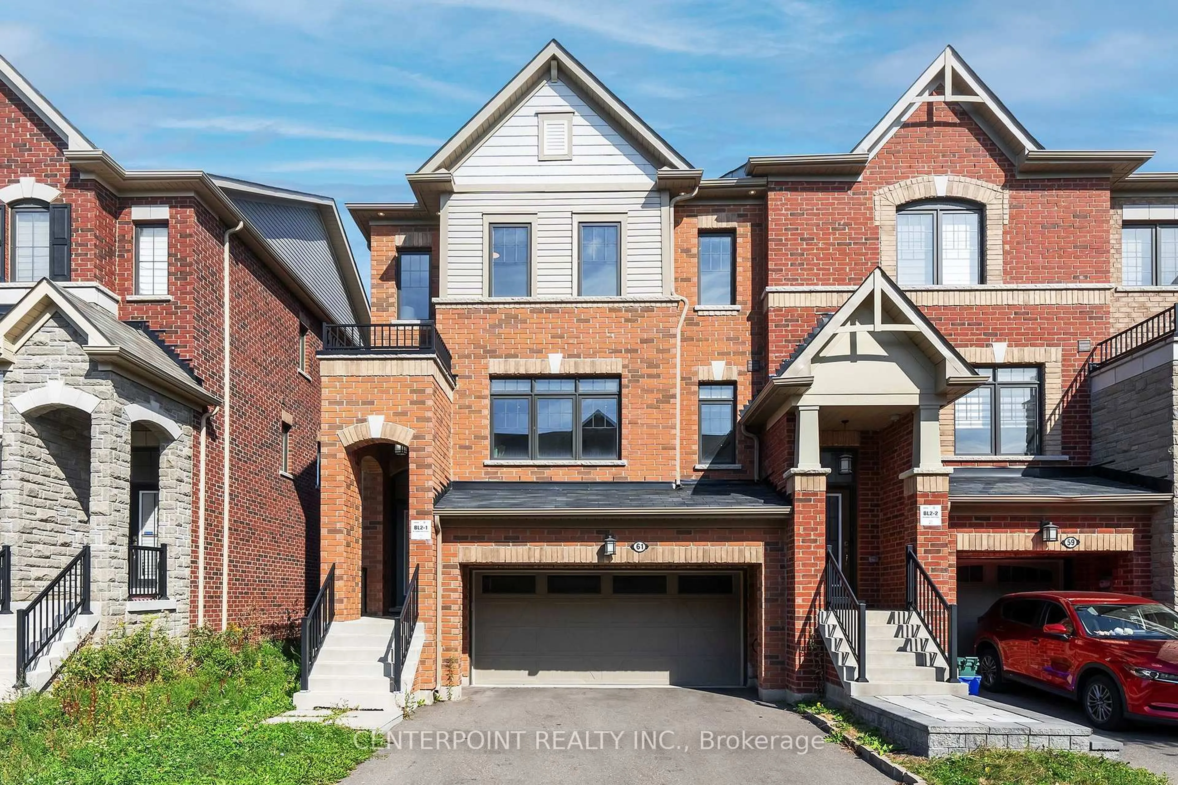 Home with brick exterior material, street for 61 Isabella Peach Dr, Markham Ontario L6C 0Y9