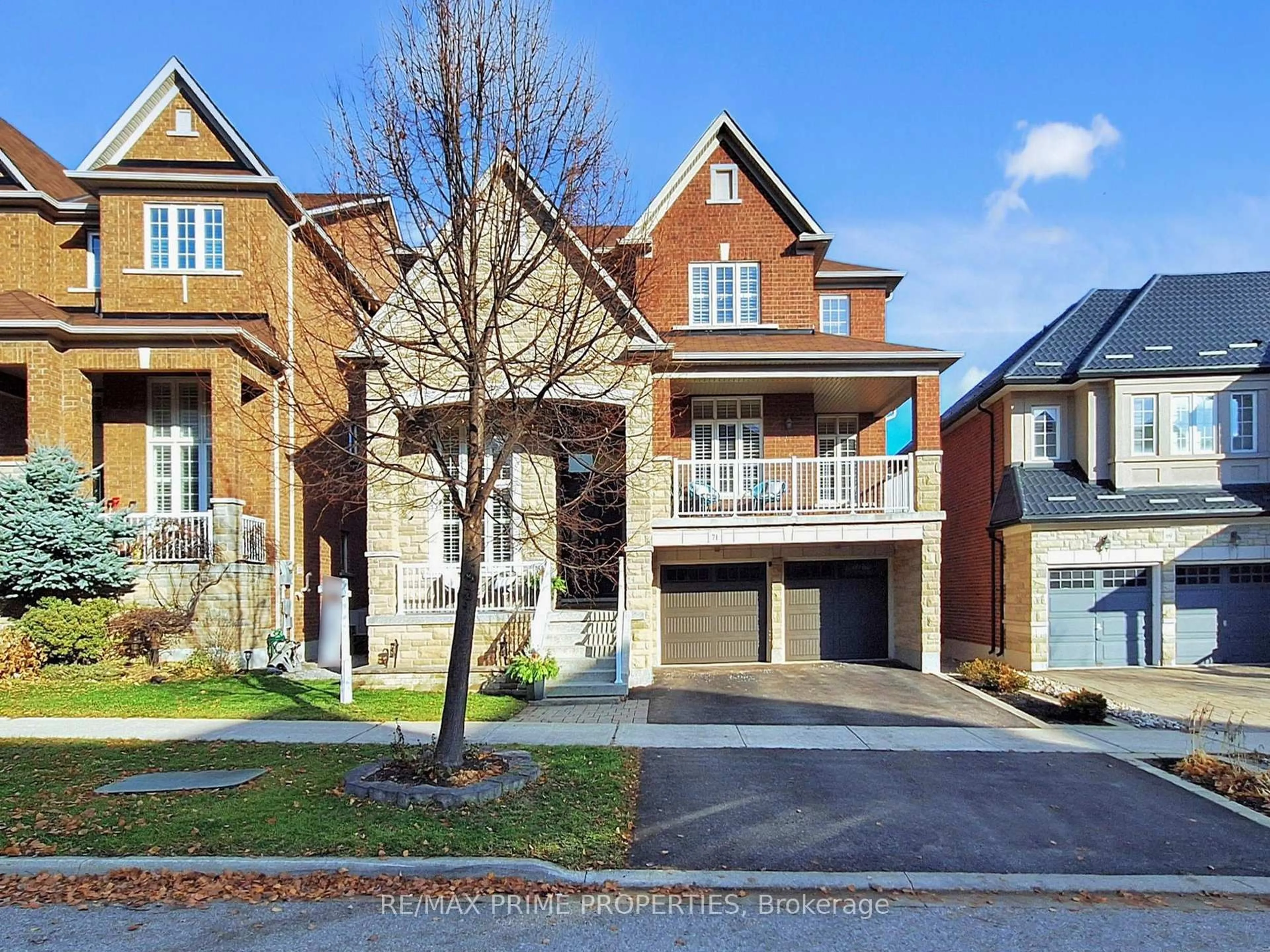 Home with brick exterior material, street for 71 Everett St, Markham Ontario L6E 0L3