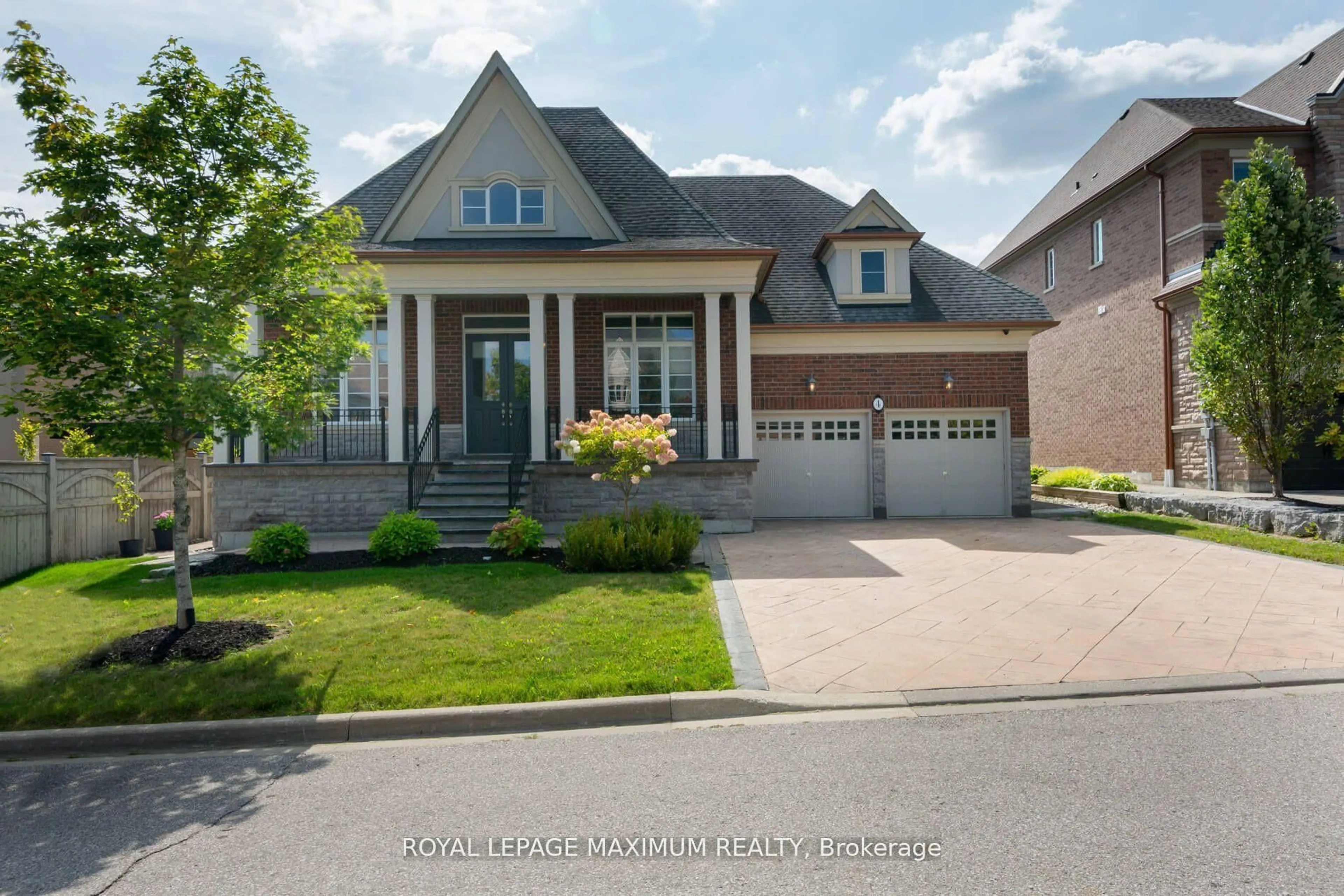 Home with brick exterior material, street for 4 Blue Beech Tr, King Ontario L7B 0A1