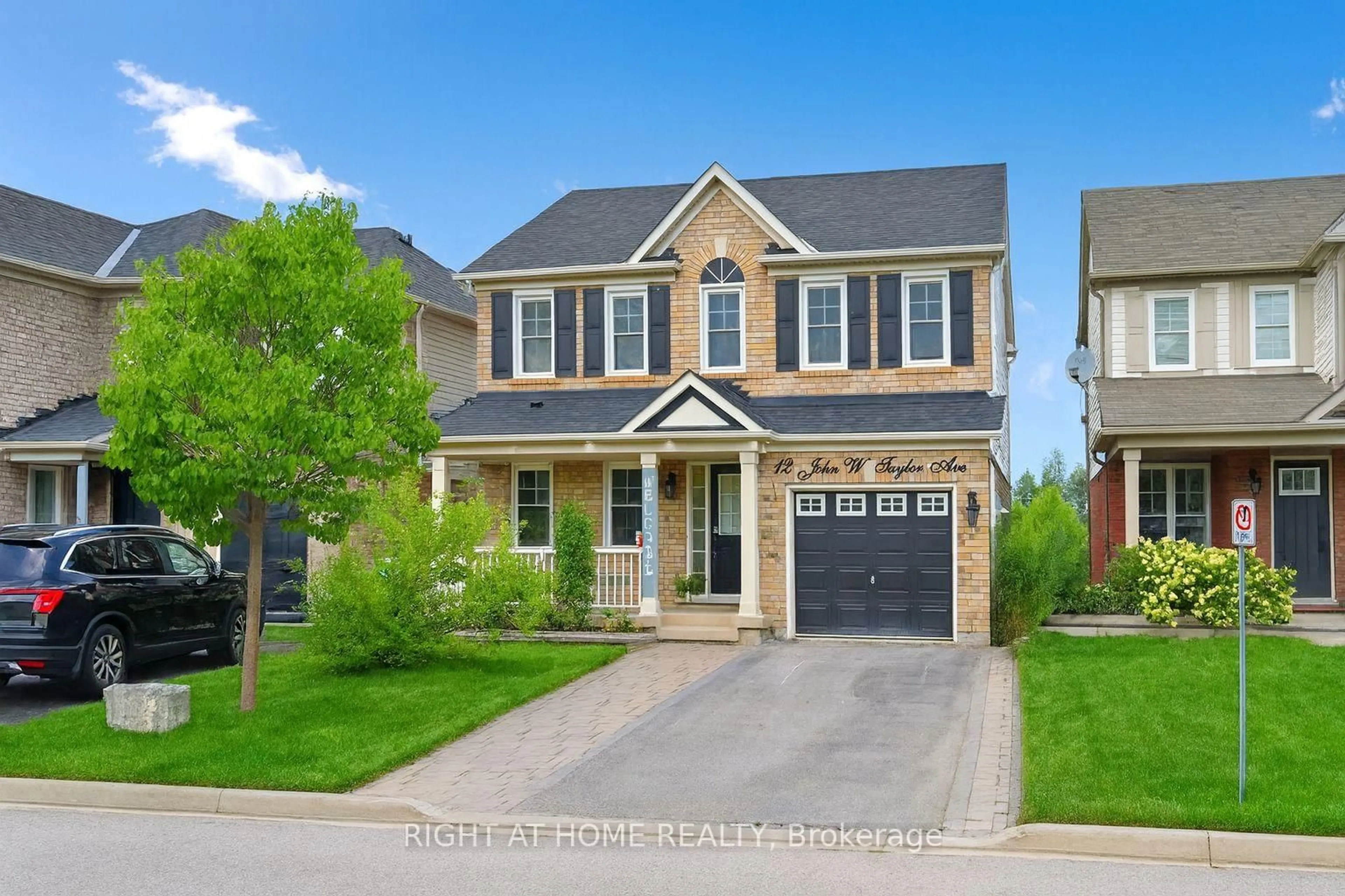 Home with brick exterior material, street for 12 John W Taylor Ave, New Tecumseth Ontario L9B 0B3