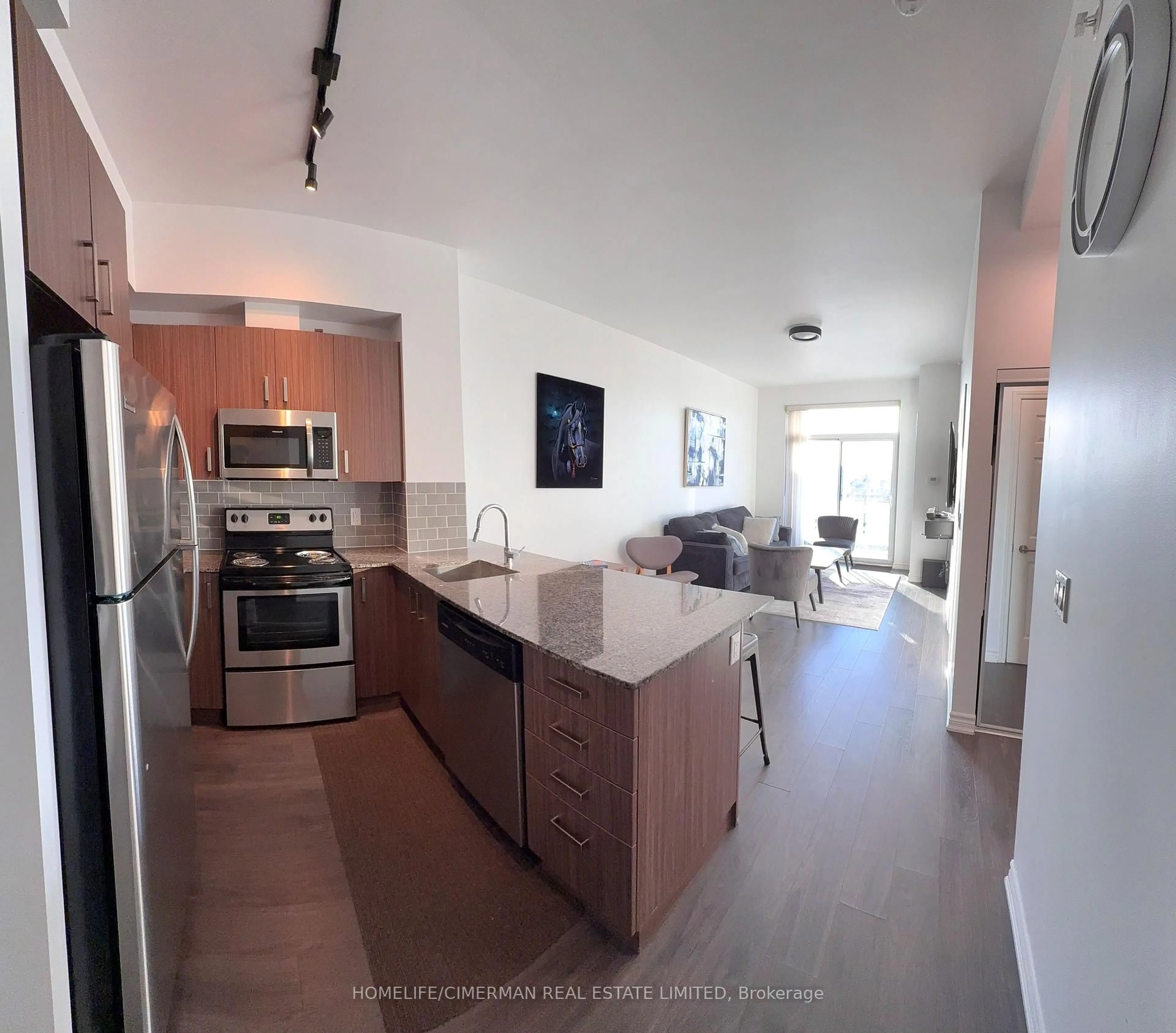 Open concept kitchen, unknown for 11611 Yonge St #613, Richmond Hill Ontario L4E 1G2