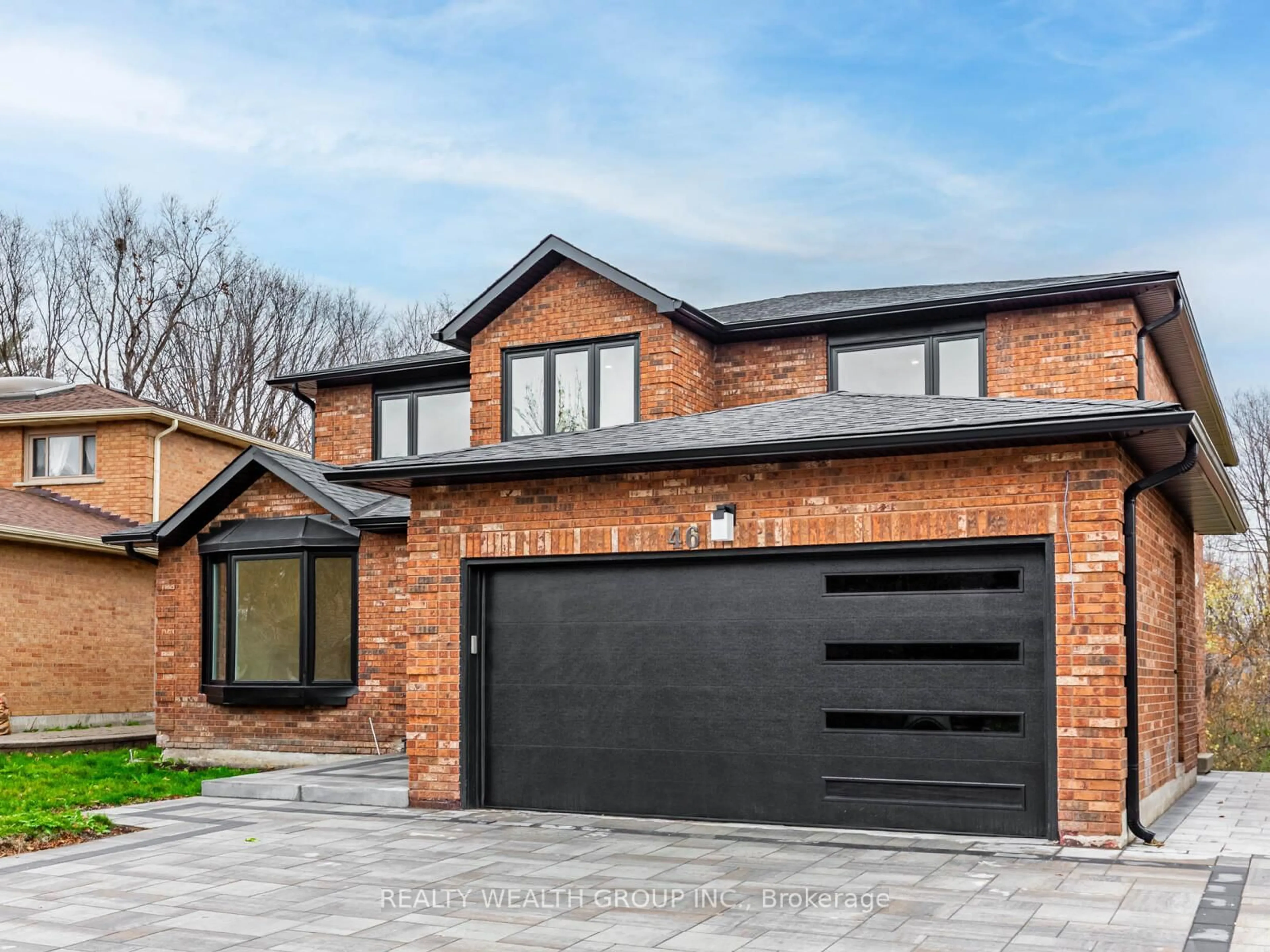 Home with brick exterior material, street for 46 Sycamore Dr, Markham Ontario L3T 5V6