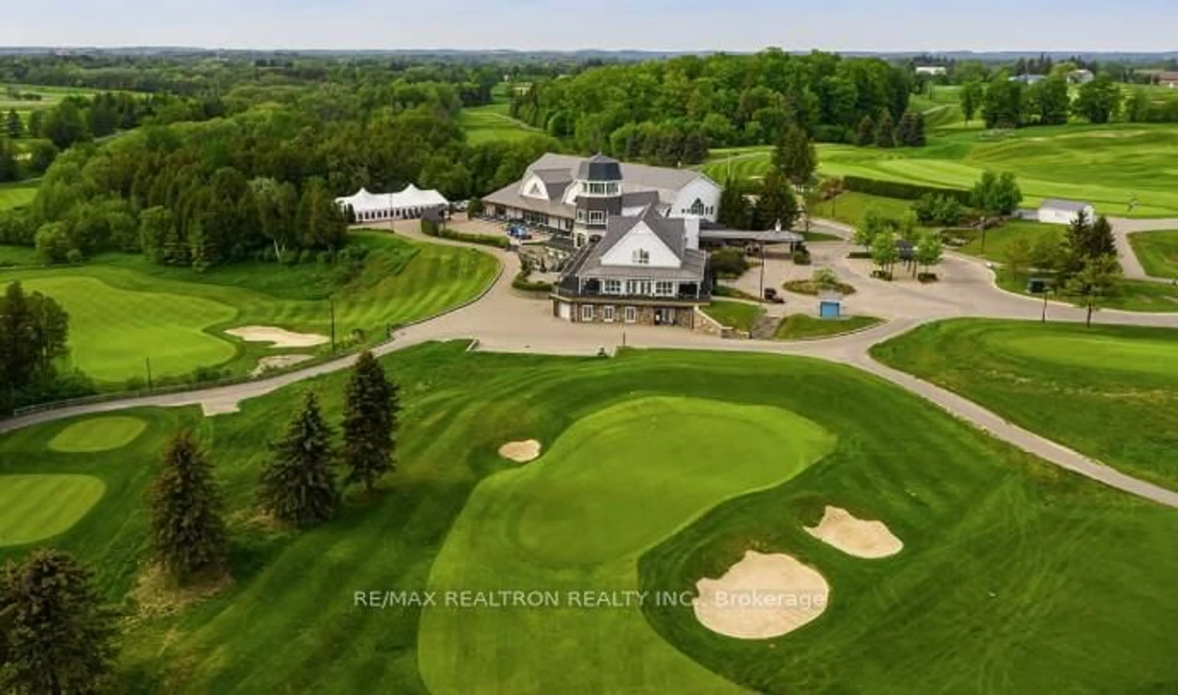 A pic from outside/outdoor area/front of a property/back of a property/a pic from drone, unknown for 136 Angus Glen Blvd, Markham Ontario L6C 3B8