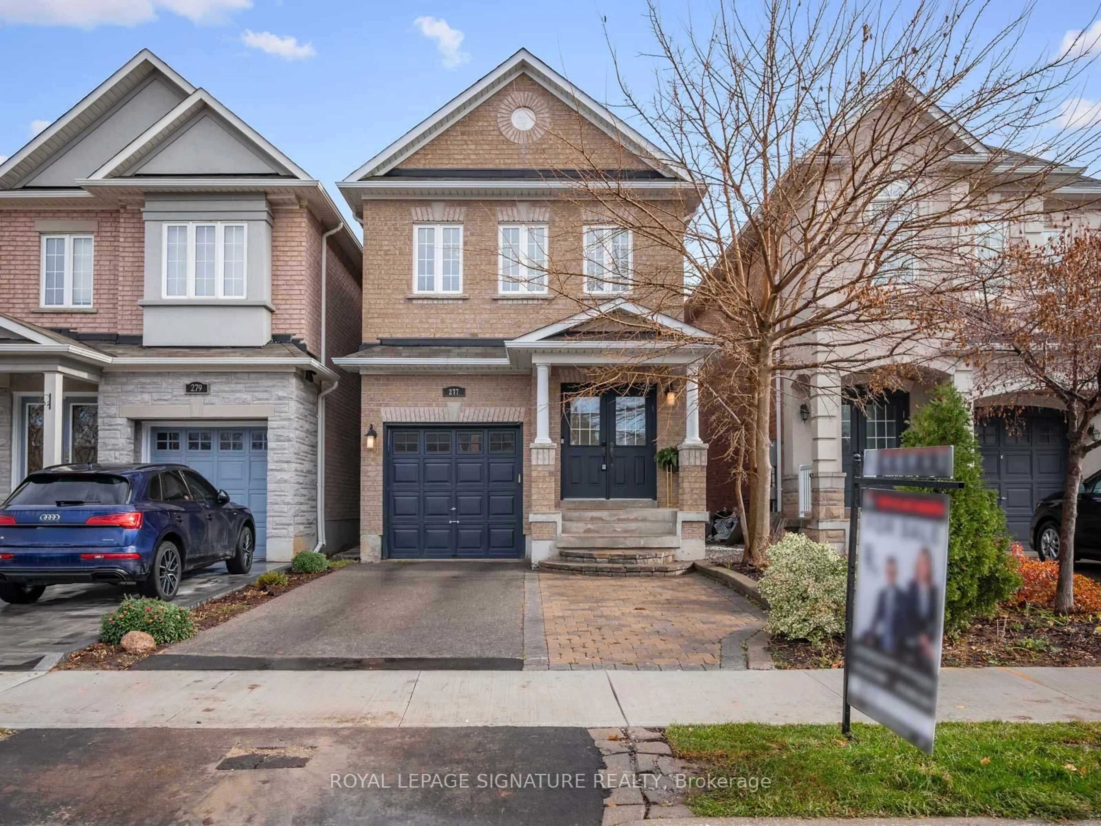 Home with brick exterior material, street for 277 Bathurst Glen Dr, Vaughan Ontario L4J 9K8