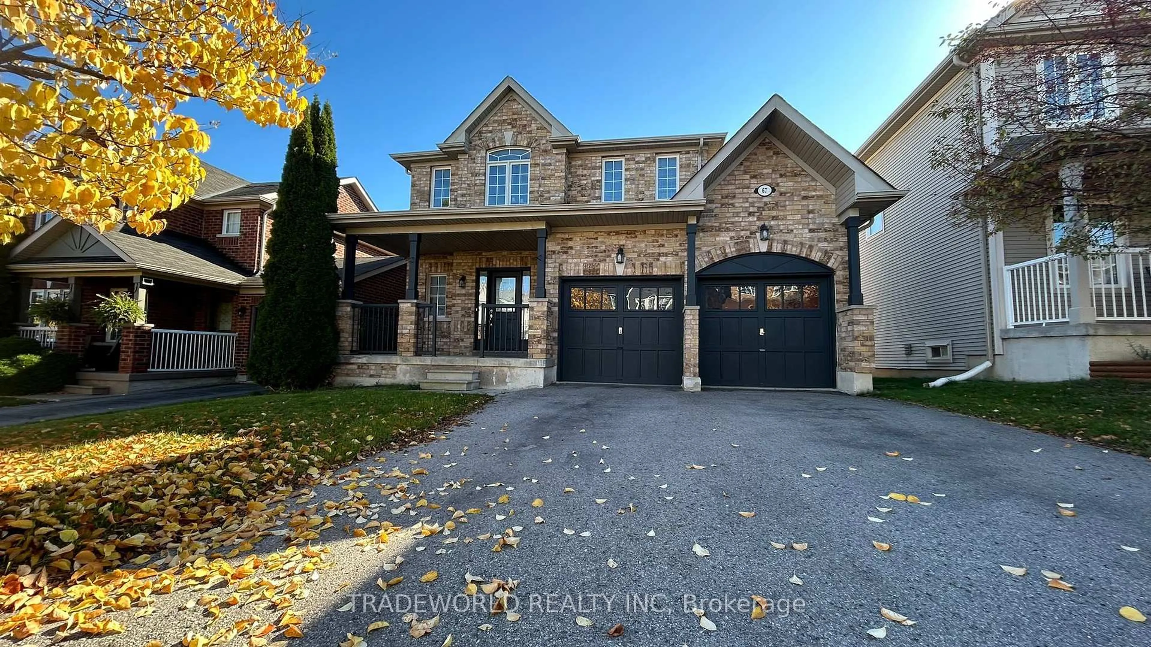 Home with brick exterior material, street for 67 IAN Dr, Georgina Ontario L4P 4G3