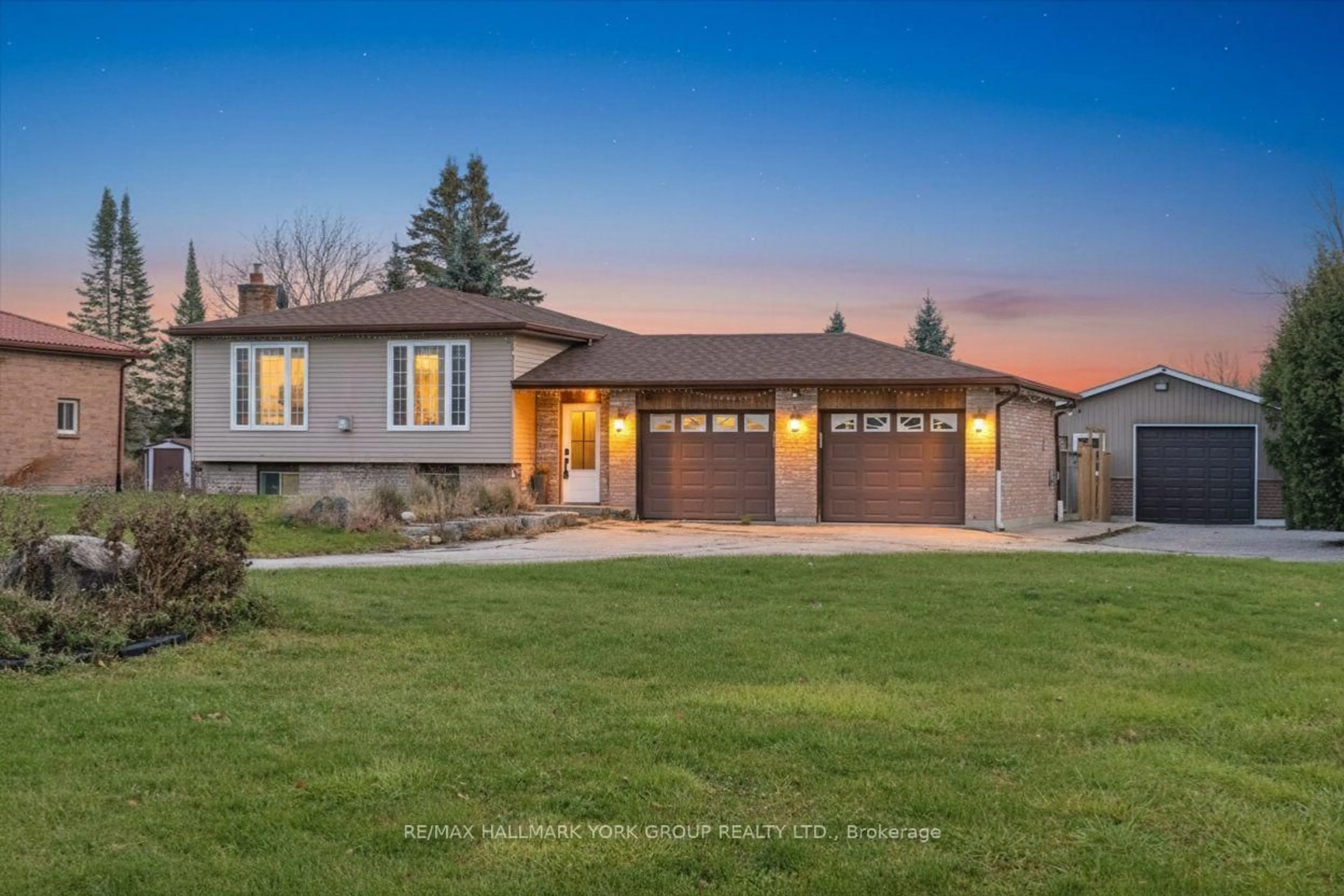 Home with brick exterior material, street for 5 Burke St, Georgina Ontario L0E 1R0