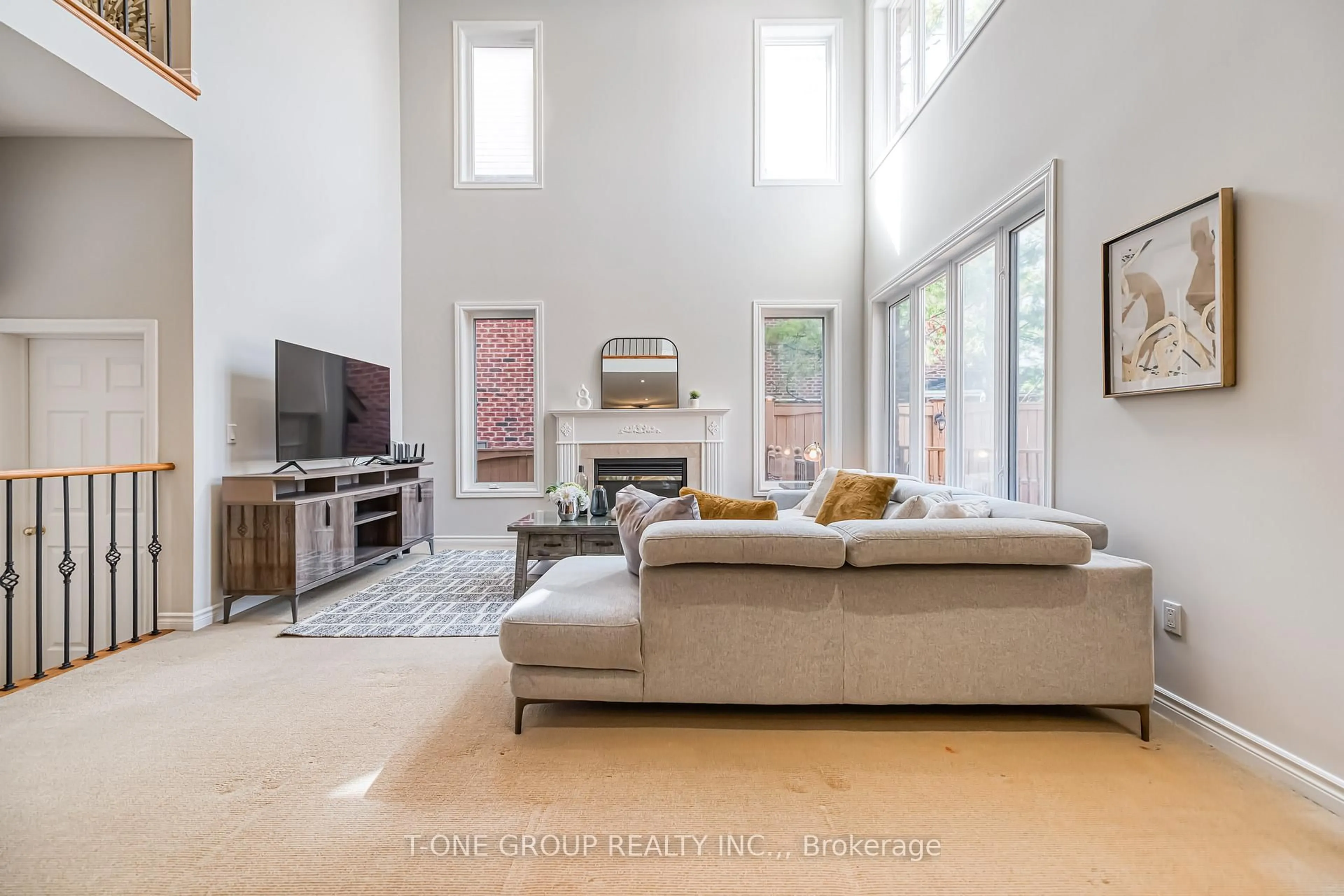 Living room with furniture, unknown for 24 Port Rush Tr, Markham Ontario L6C 2A1