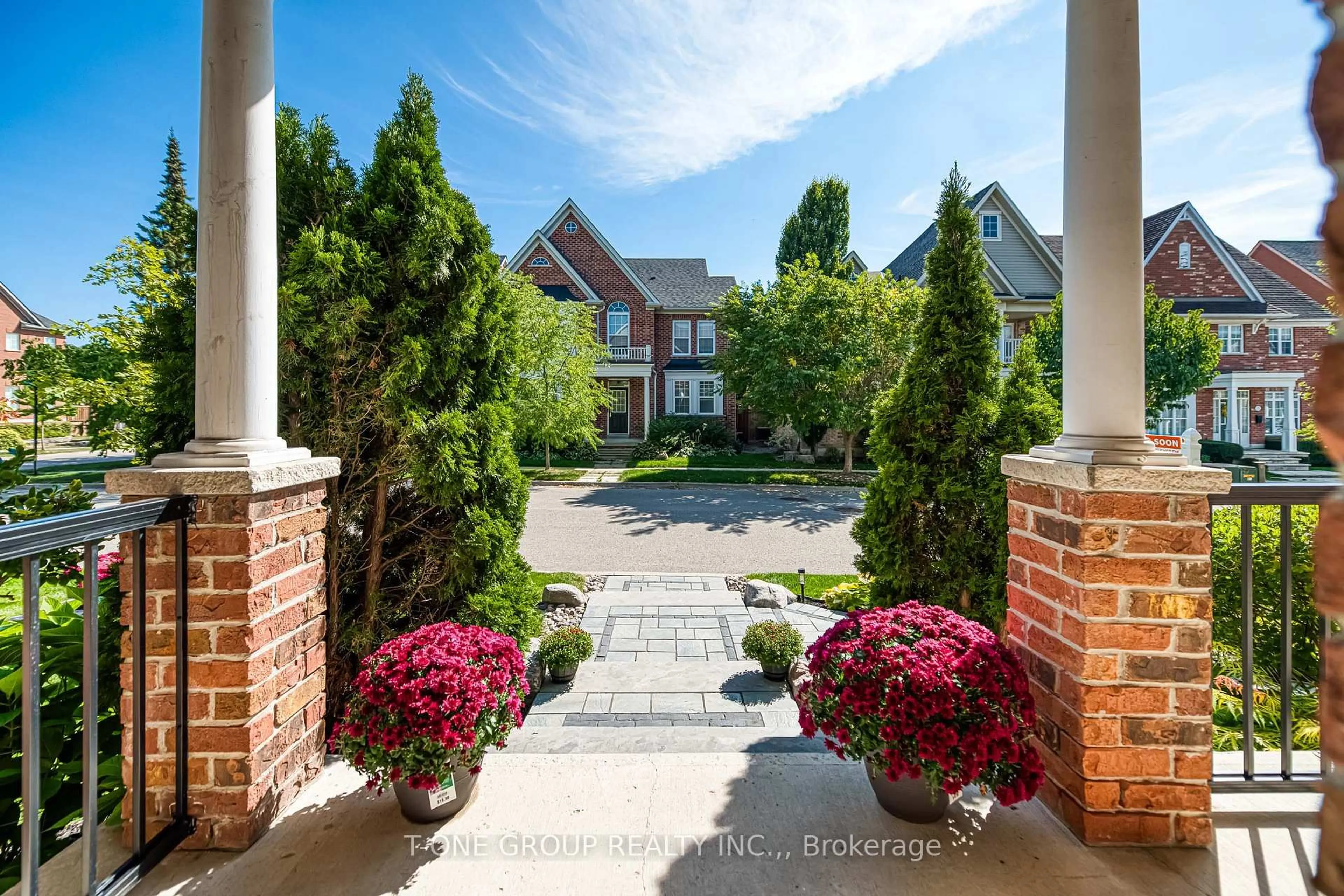 Home with brick exterior material, street for 24 Port Rush Tr, Markham Ontario L6C 2A1