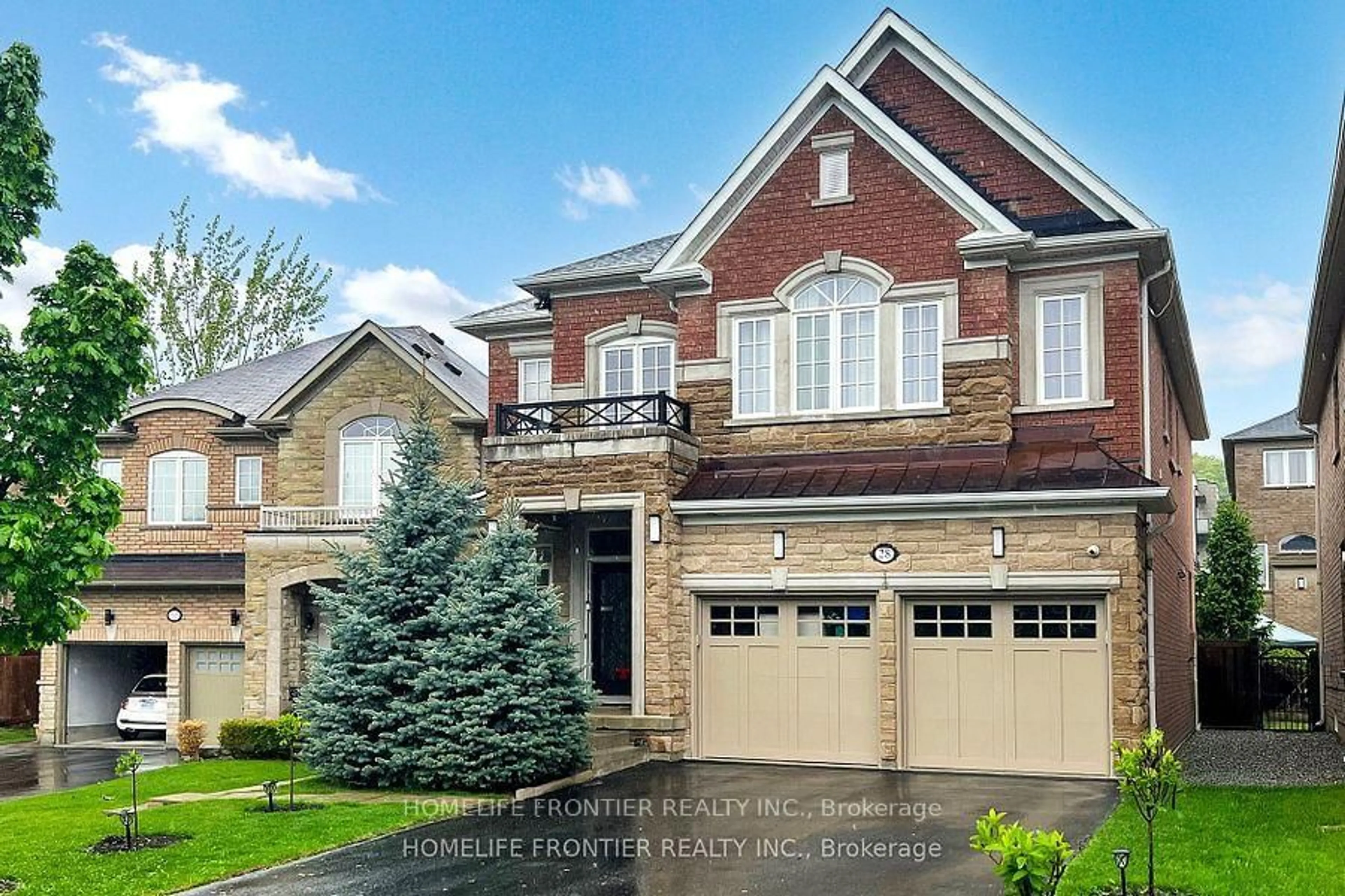 Home with brick exterior material, street for 28 Rock Elm Crt, Vaughan Ontario L6A 4C2