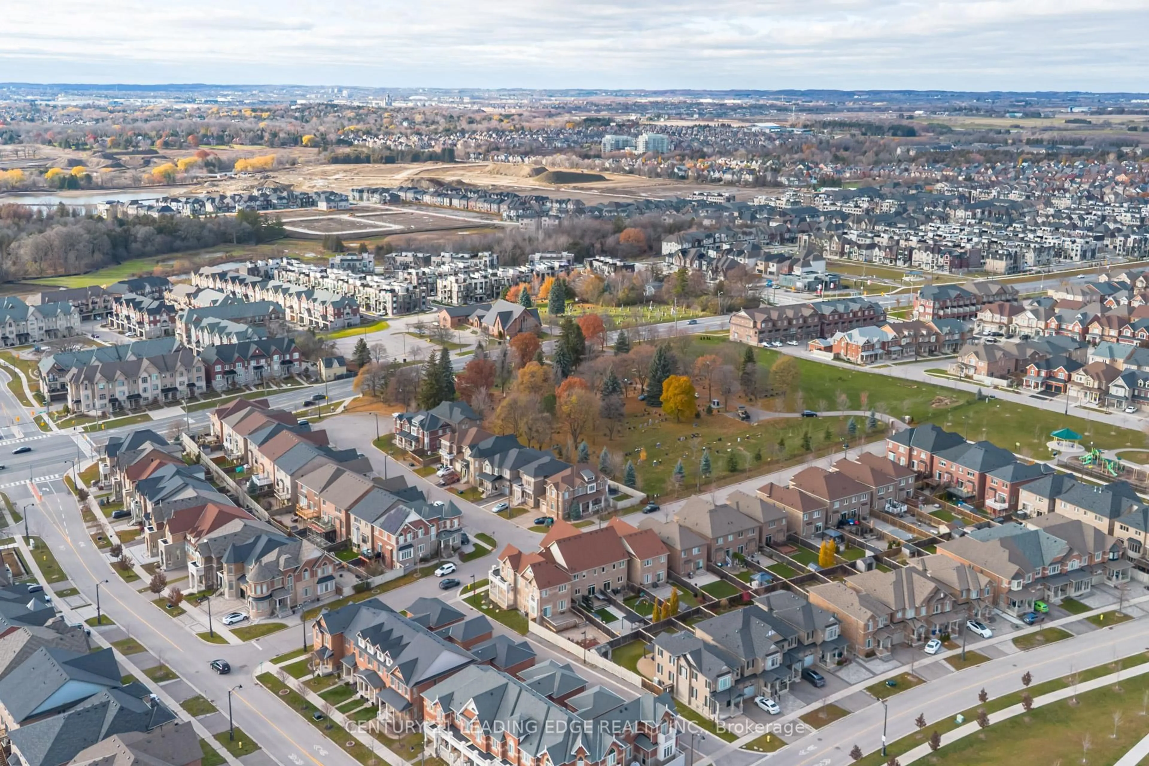 A pic from outside/outdoor area/front of a property/back of a property/a pic from drone, street for 9 AKSEL RINCK Dr, Markham Ontario L6C 1N7