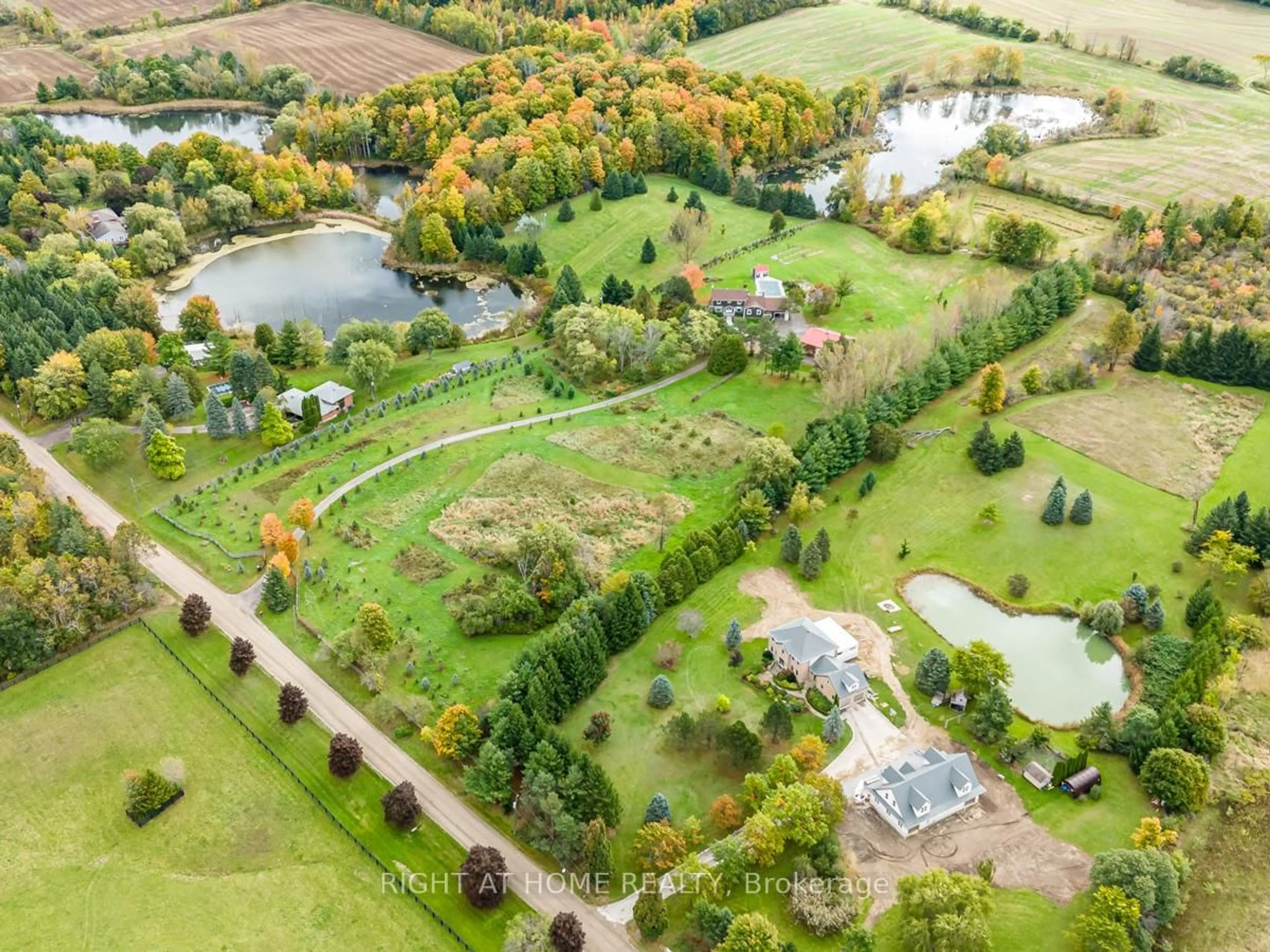 A pic from outside/outdoor area/front of a property/back of a property/a pic from drone, forest/trees view for 7975 18th Sdrd, King Ontario L0G 1T0