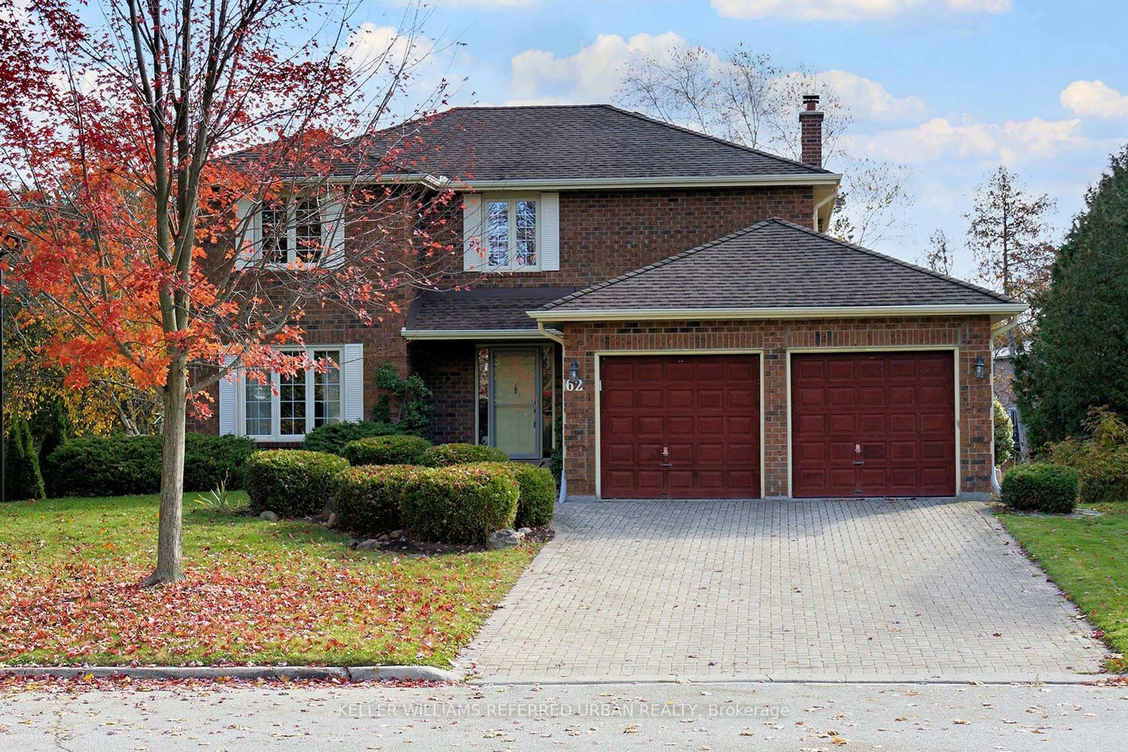 Home with brick exterior material, street for 62 Devlin Pl, Aurora Ontario L4G 5W8