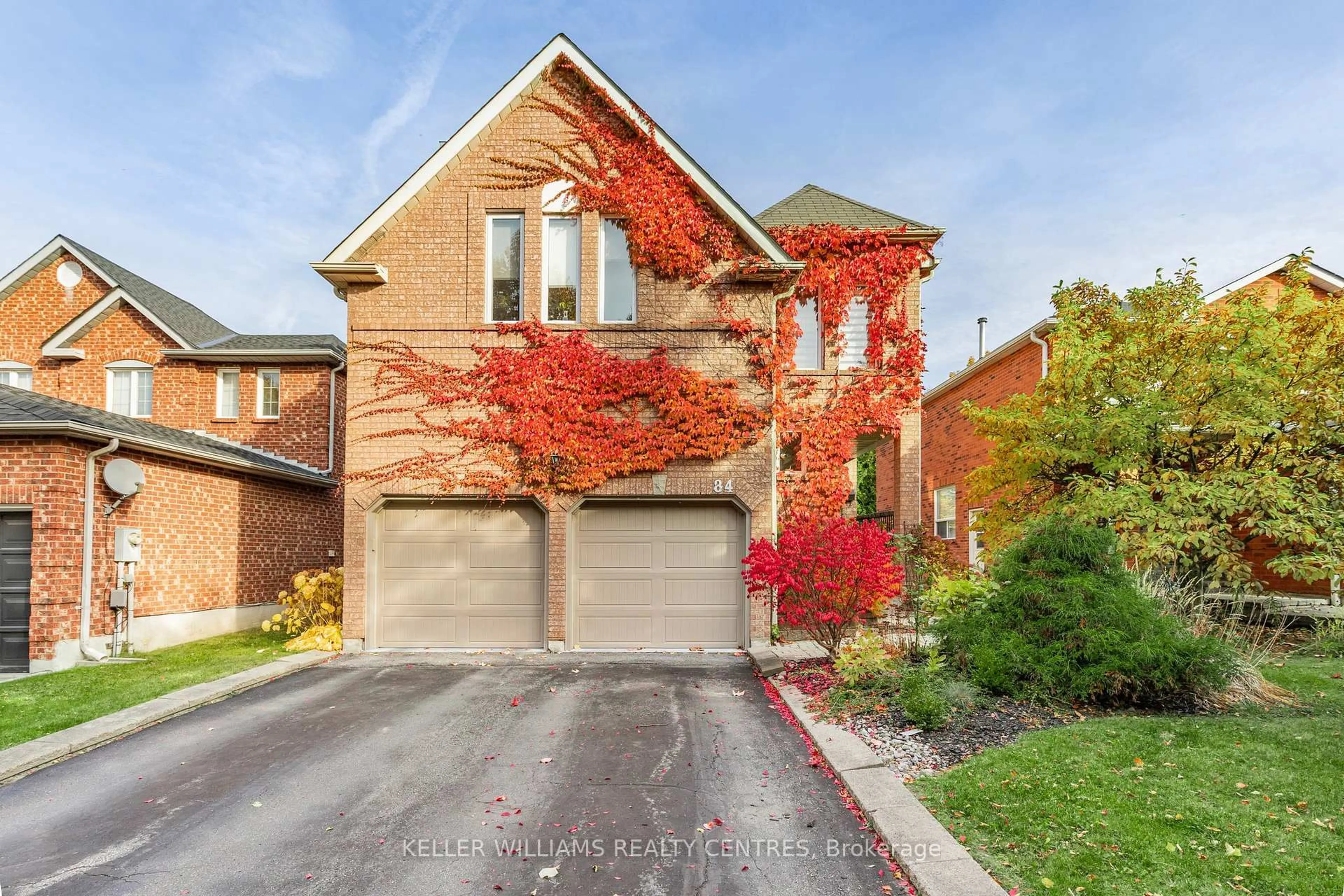 Home with brick exterior material, street for 84 Loraview Lane, Aurora Ontario L4G 6N5