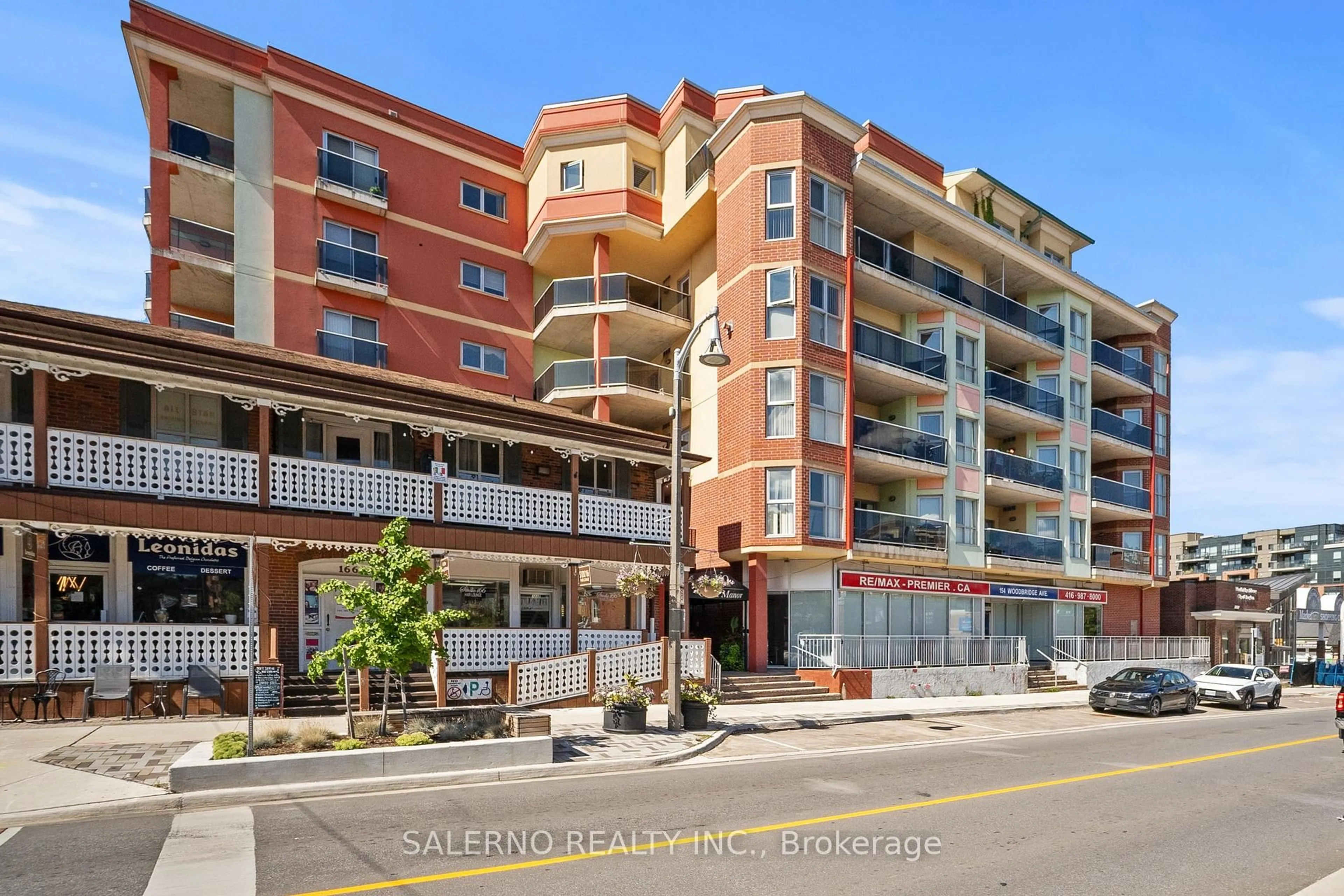 Patio, street for 160 Woodbridge Ave #505, Vaughan Ontario L4L 0B8