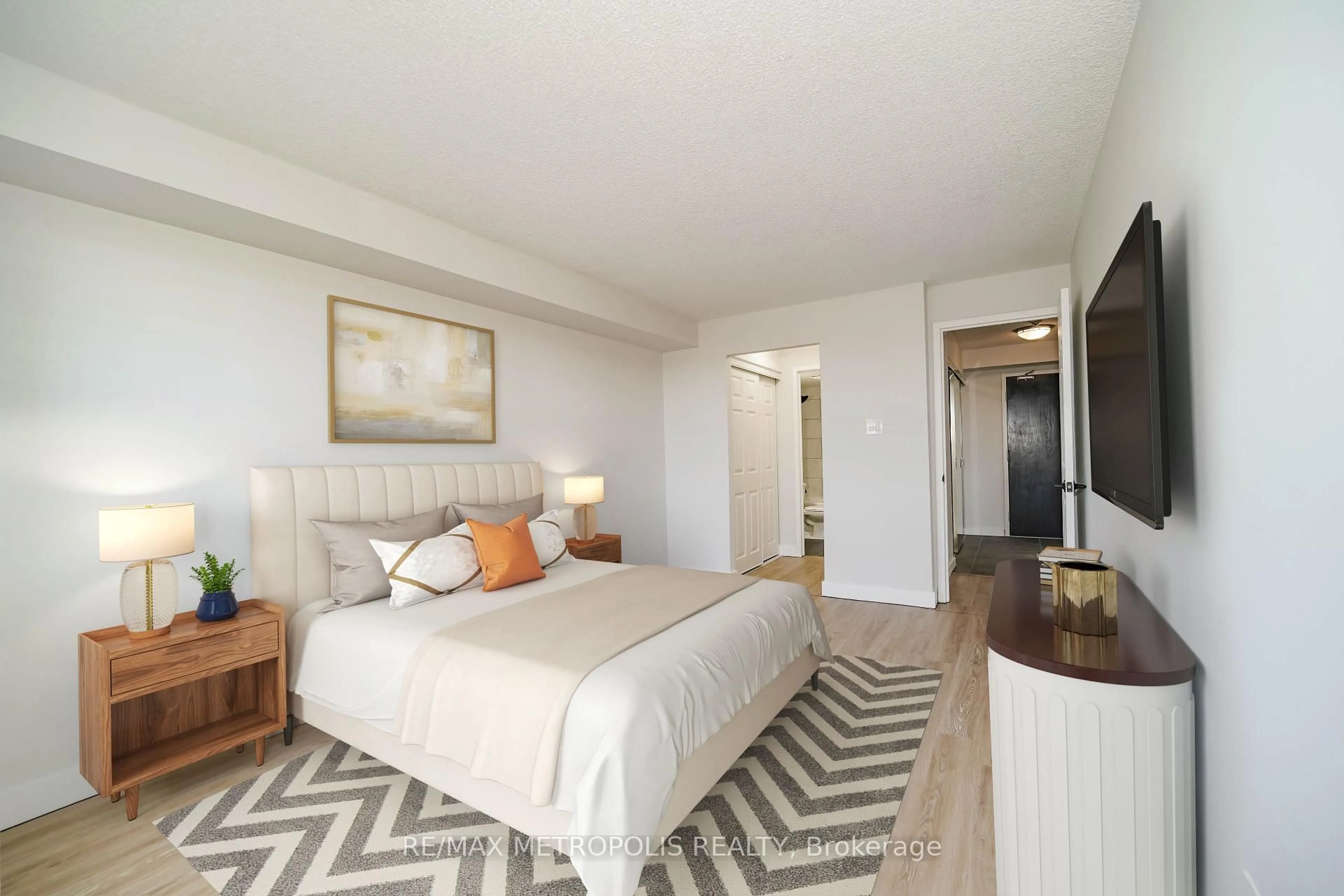 Bedroom with bed, unknown for 2 Raymerville Dr #502, Markham Ontario L3P 7N7