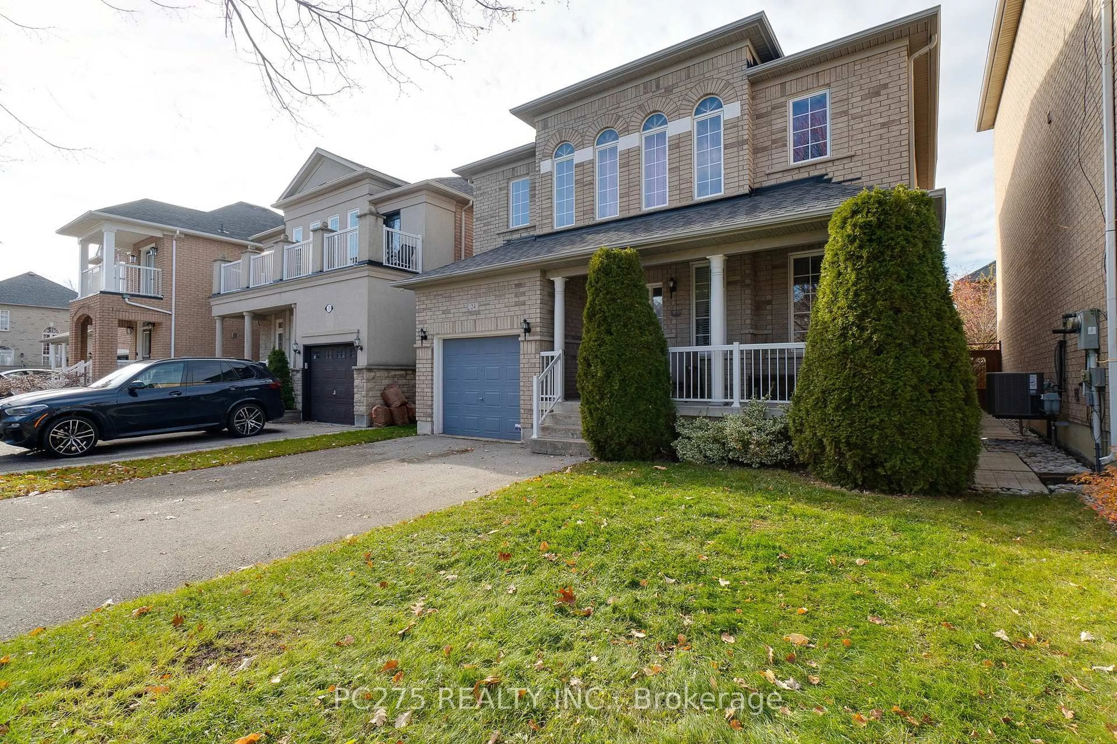 Home with brick exterior material, street for 24 Wheatfield Dr, Vaughan Ontario L4H 2K7