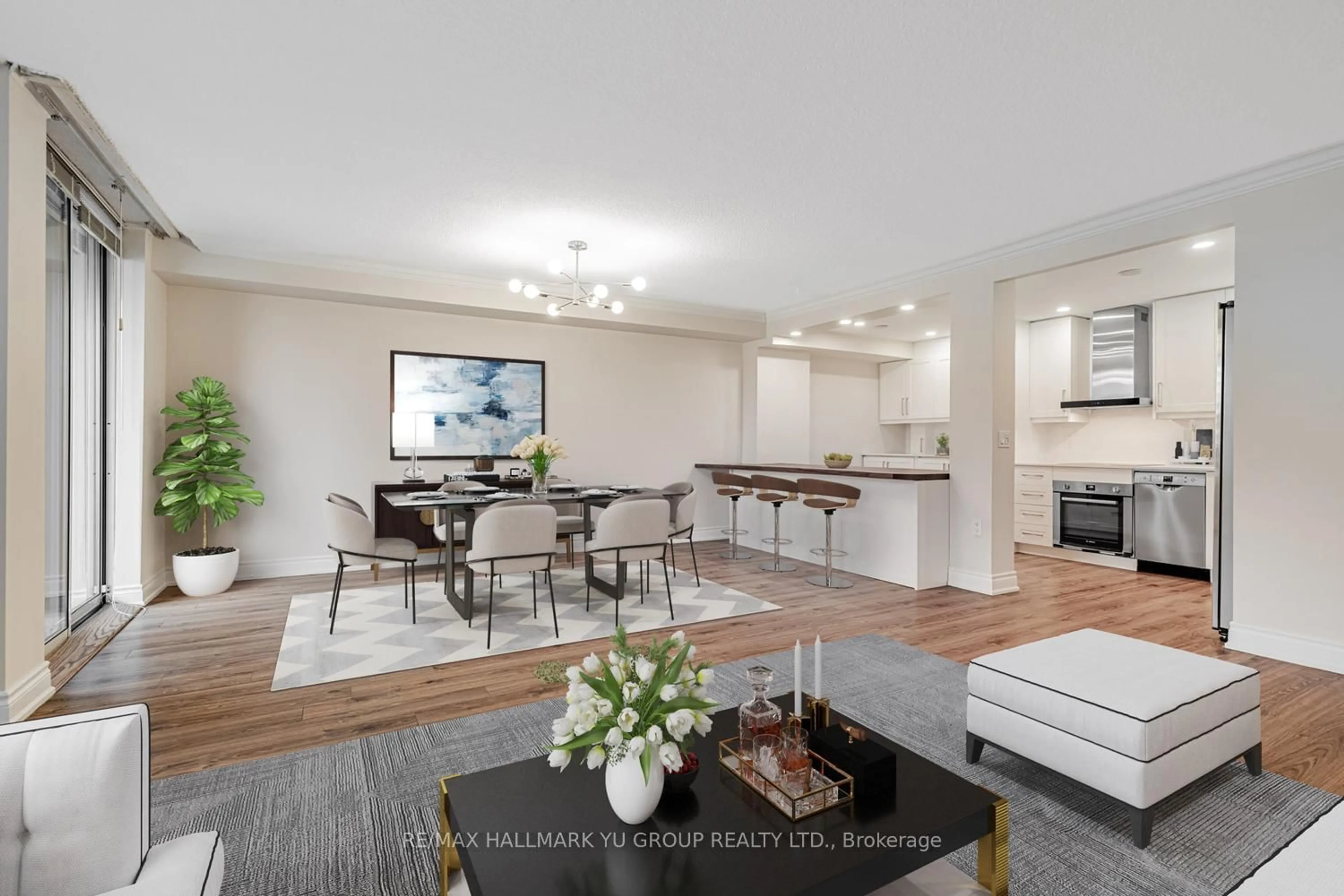 Open concept kitchen, unknown for 60 Inverlochy Blvd #509, Markham Ontario L3T 4T7