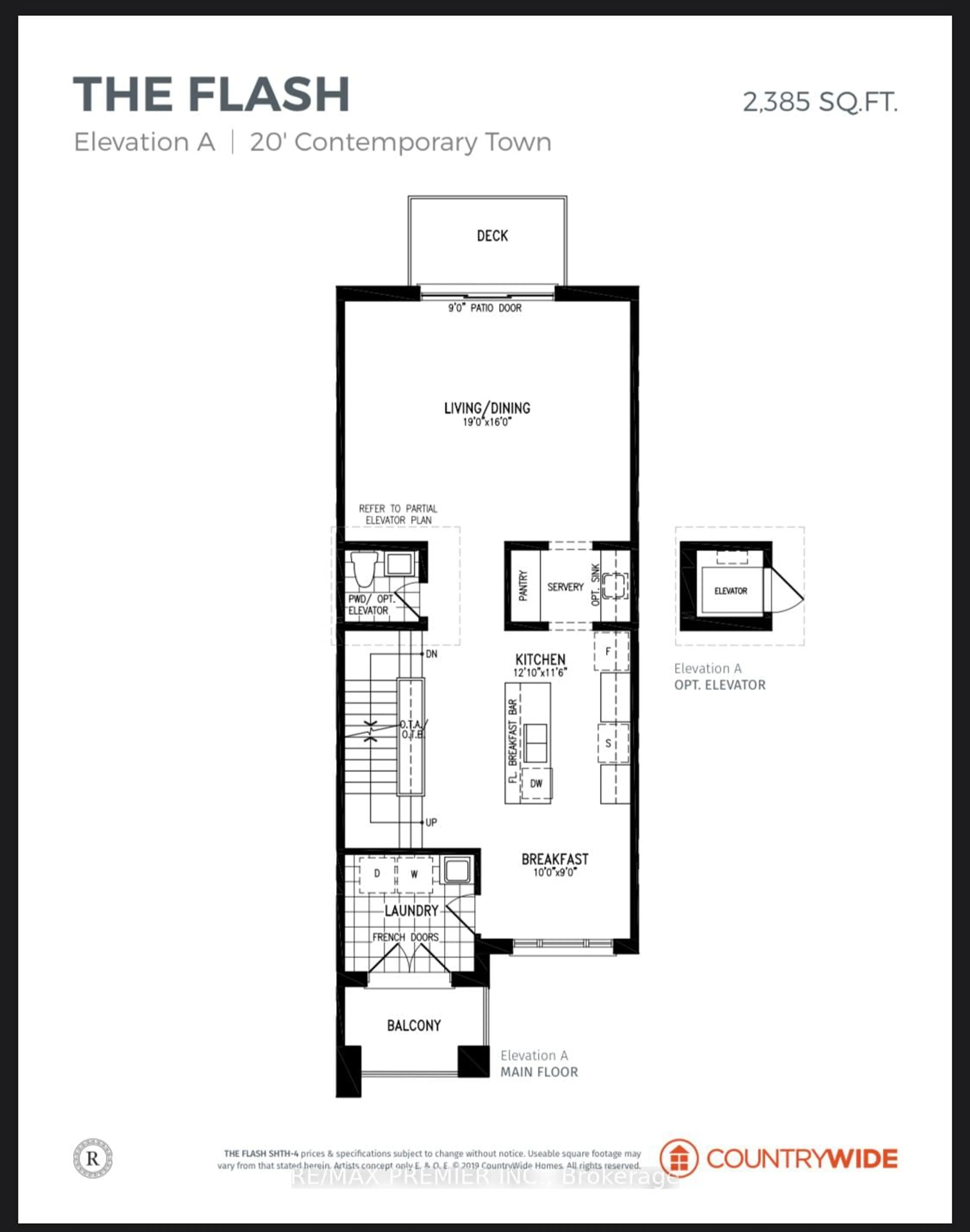 Floor plan for 229 Vermont Ave, Newmarket Ontario L3X 0M6
