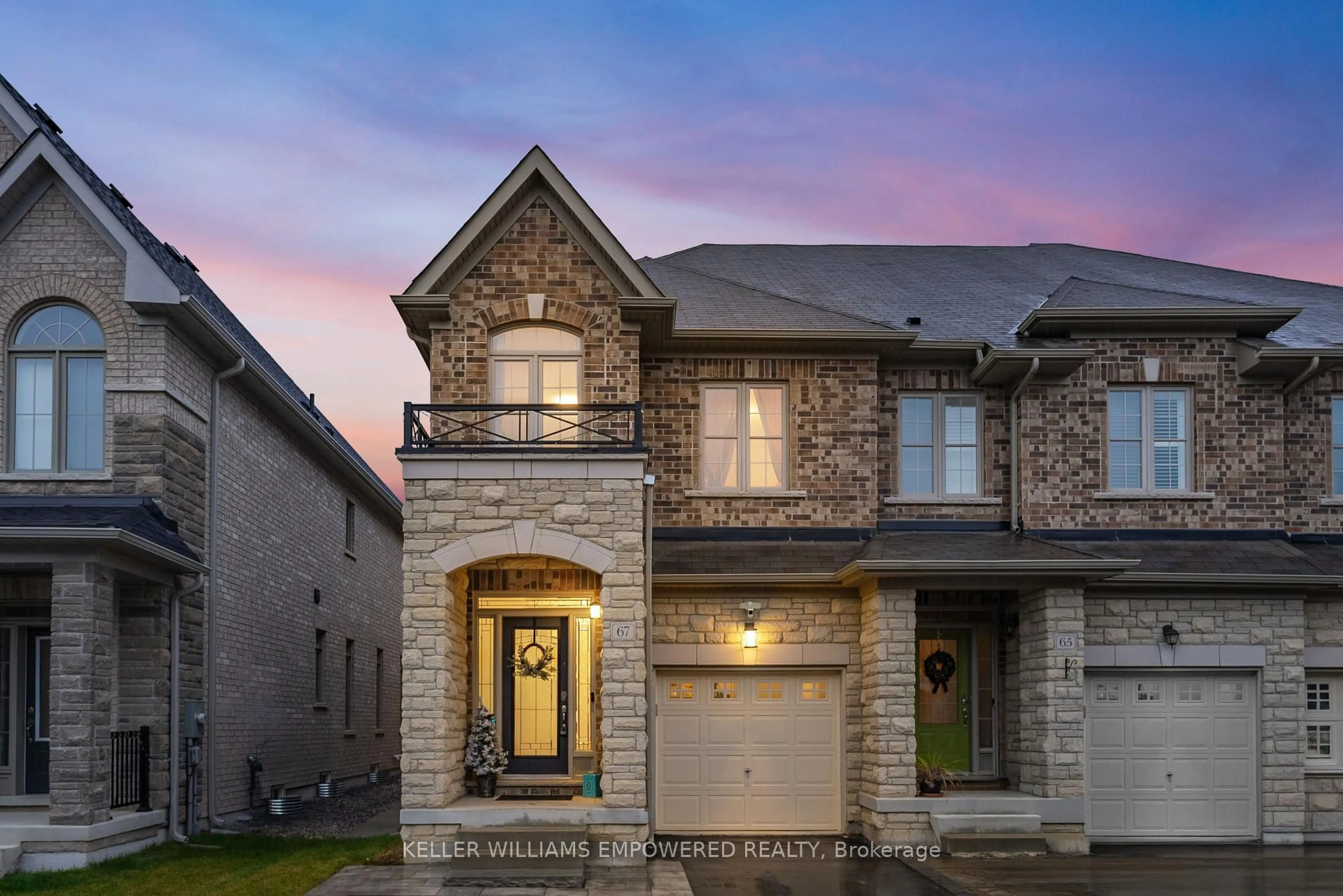 Home with brick exterior material, street for 67 Beechborough Cres, East Gwillimbury Ontario L9N 0N9