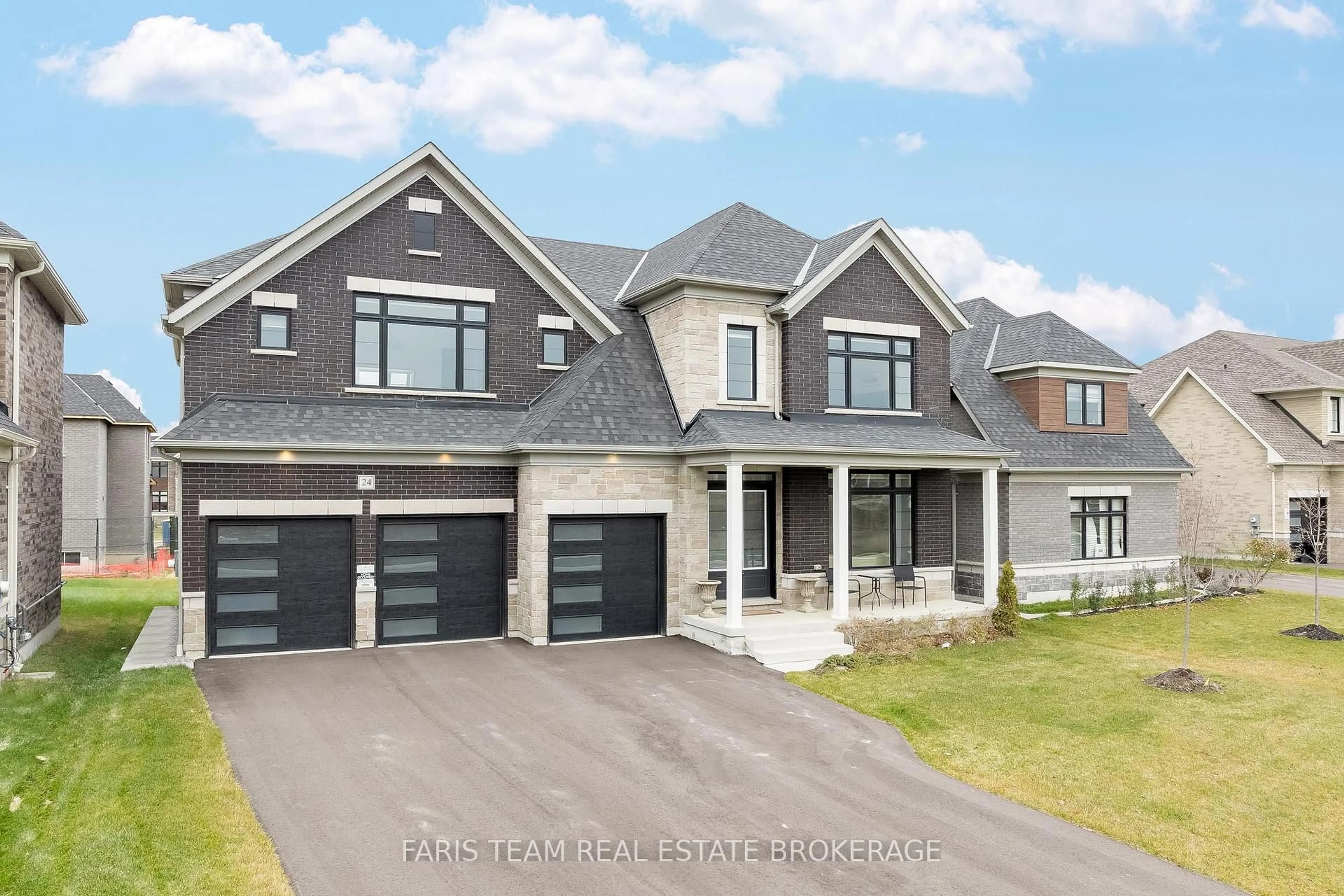 Home with brick exterior material, street for 24 Magnolia Ave, Adjala-Tosorontio Ontario L0G 1W0