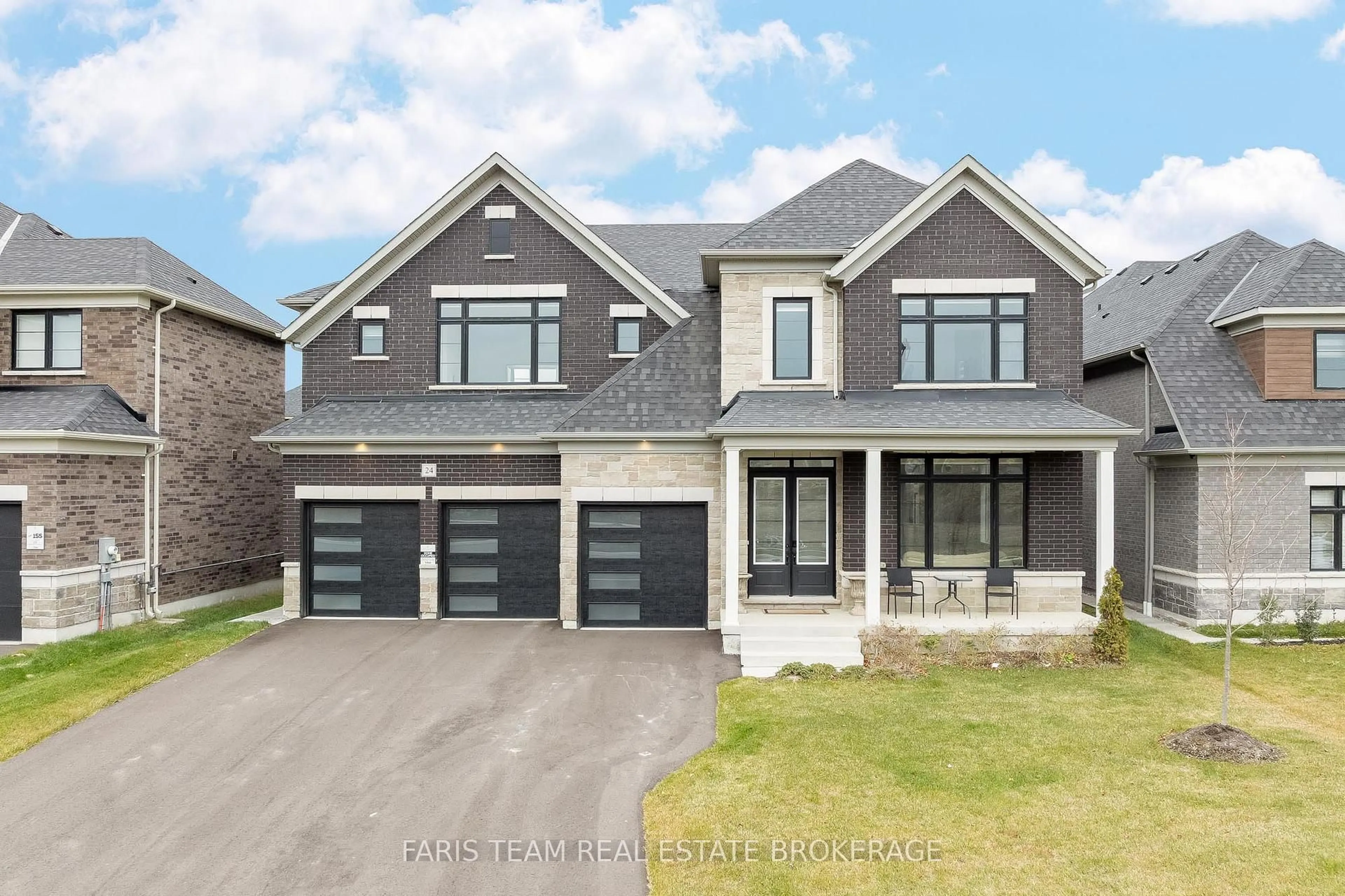 Home with brick exterior material, street for 24 Magnolia Ave, Adjala-Tosorontio Ontario L0G 1W0