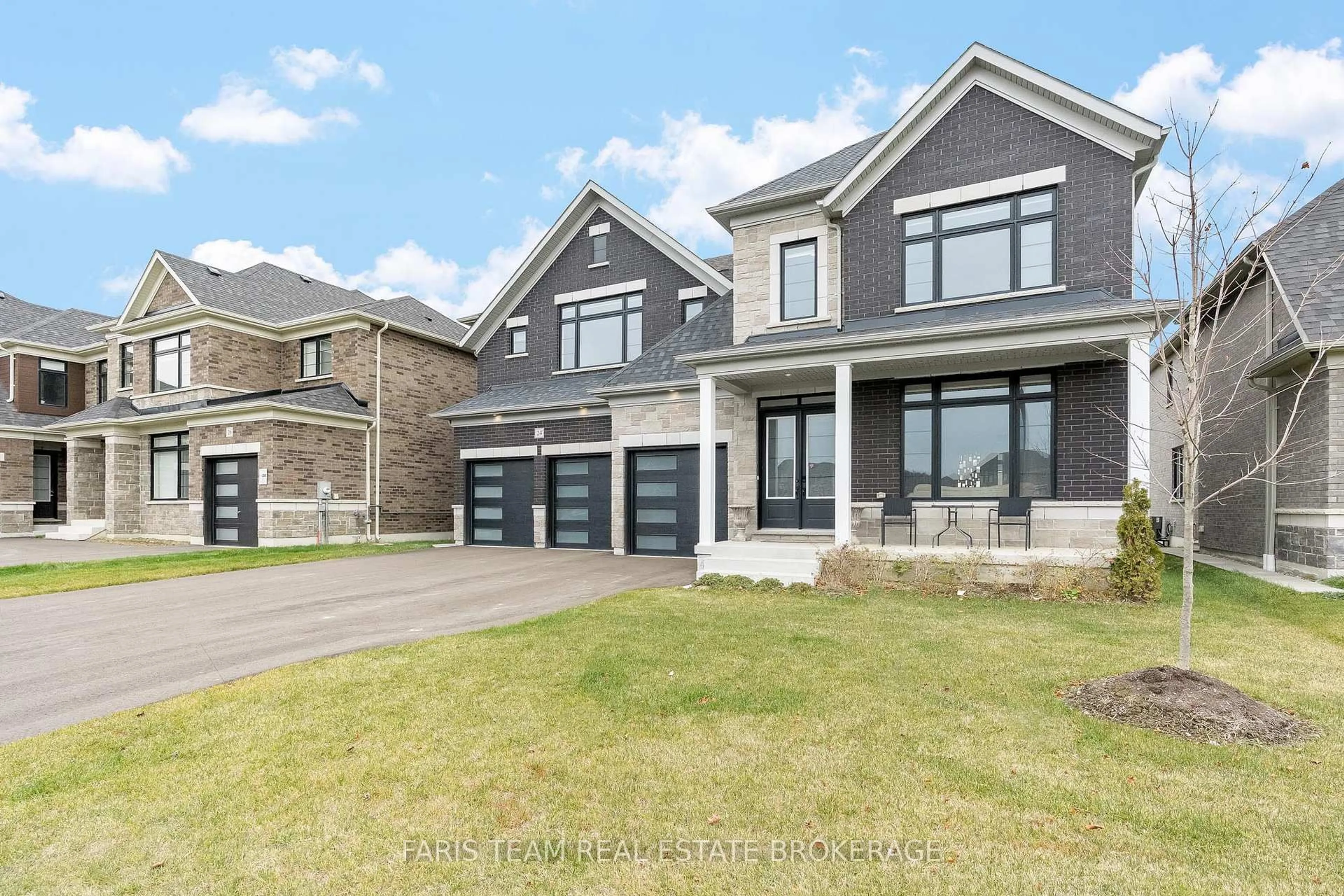 Home with brick exterior material, street for 24 Magnolia Ave, Adjala-Tosorontio Ontario L0G 1W0