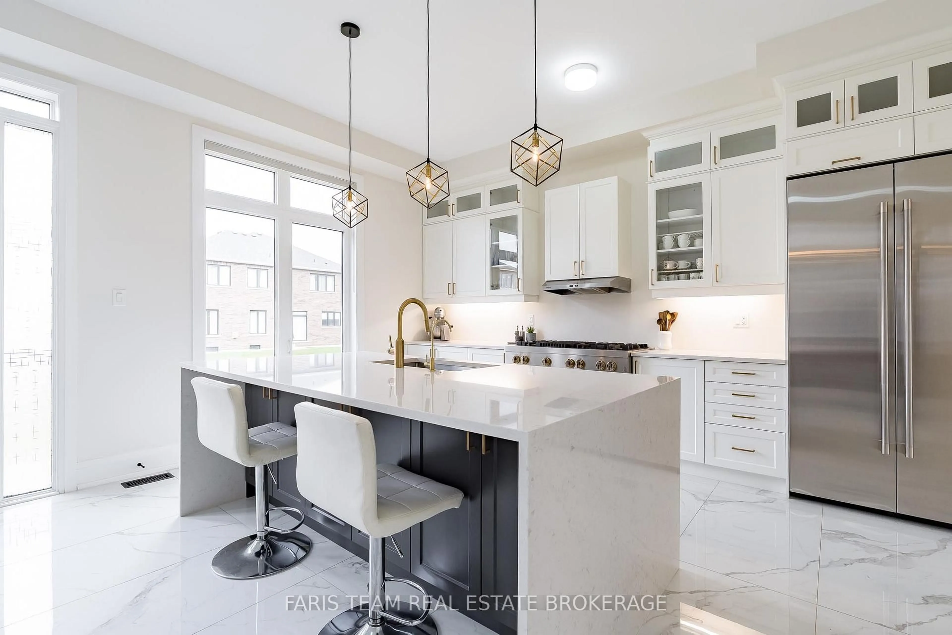 Contemporary kitchen, ceramic/tile floor for 24 Magnolia Ave, Adjala-Tosorontio Ontario L0G 1W0