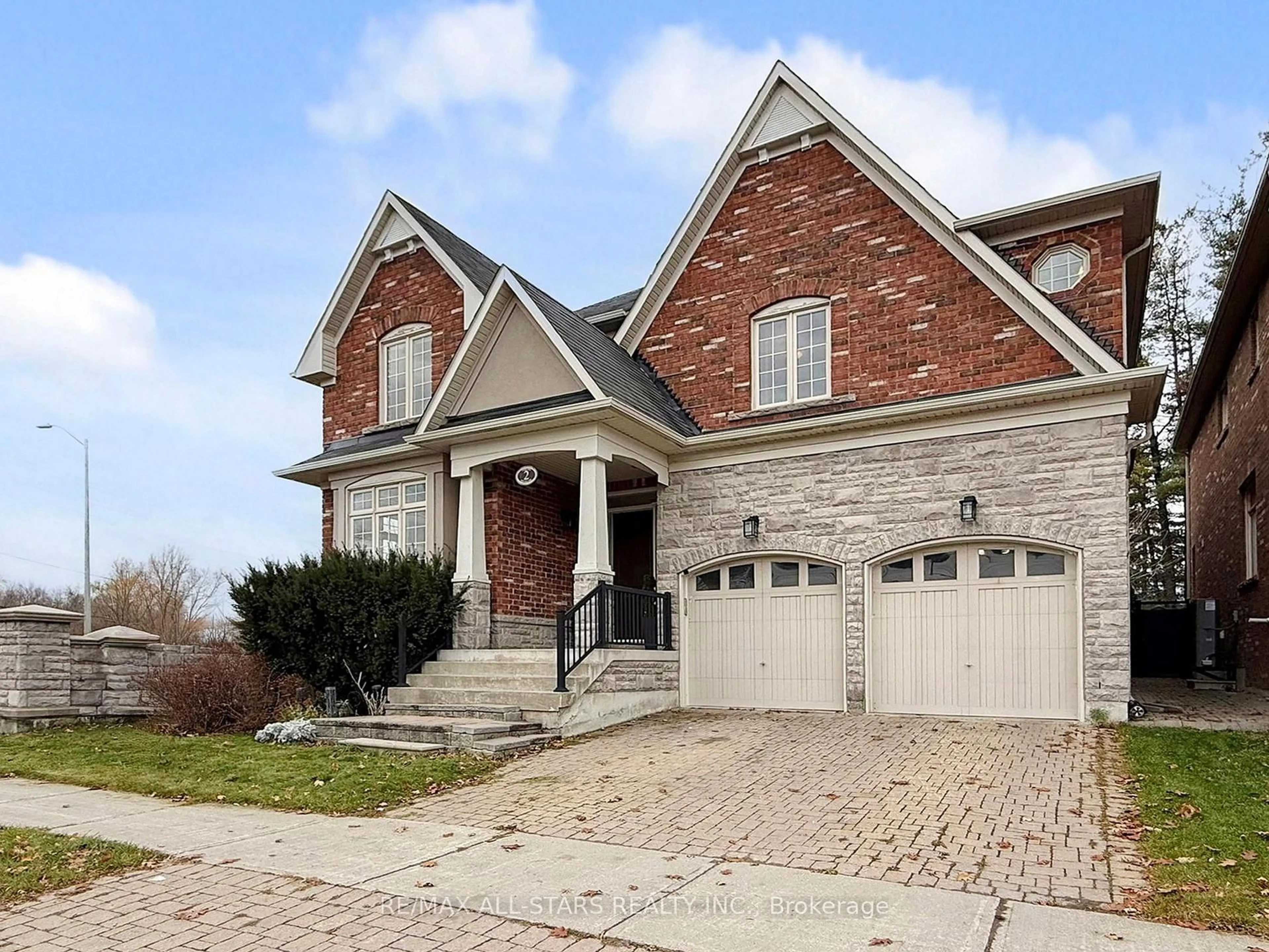 Home with brick exterior material, street for 2 Yorkton Blvd, Markham Ontario L6C 0J9