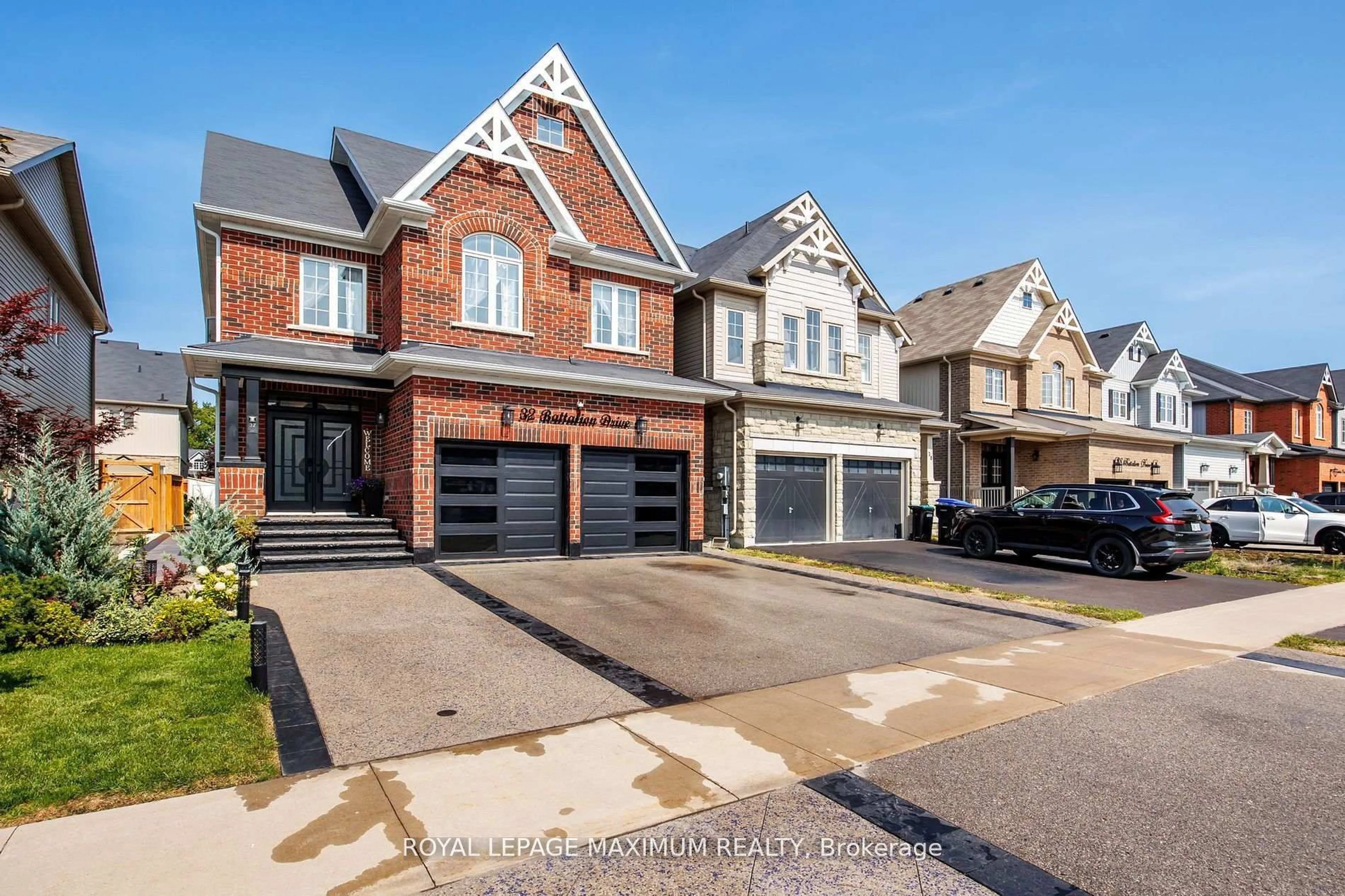 Home with brick exterior material, street for 32 Battalion Dr, Essa Ontario L0M 1B4