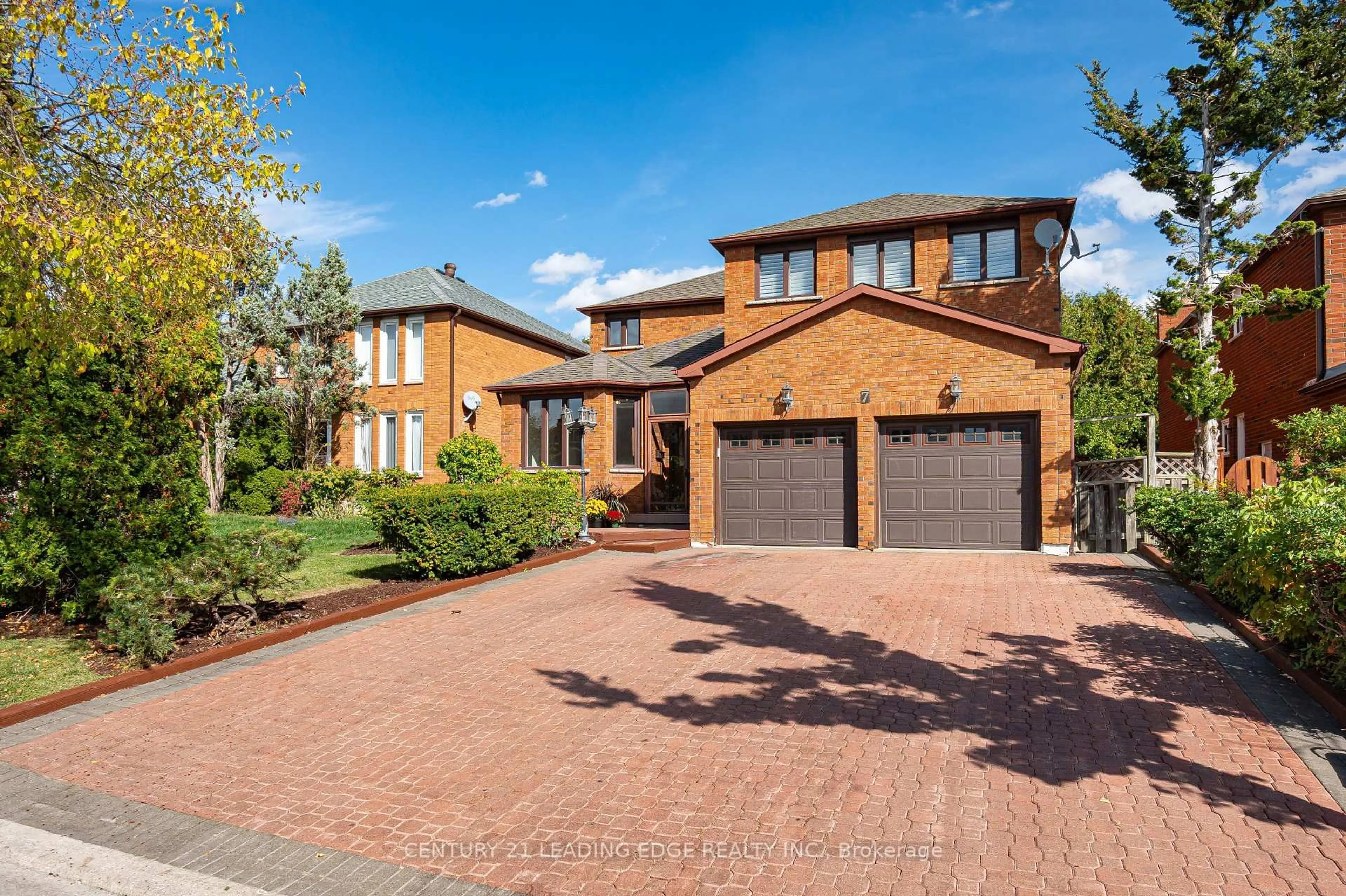 Home with brick exterior material, street for 7 Delancey Cres, Markham Ontario L3P 7C9