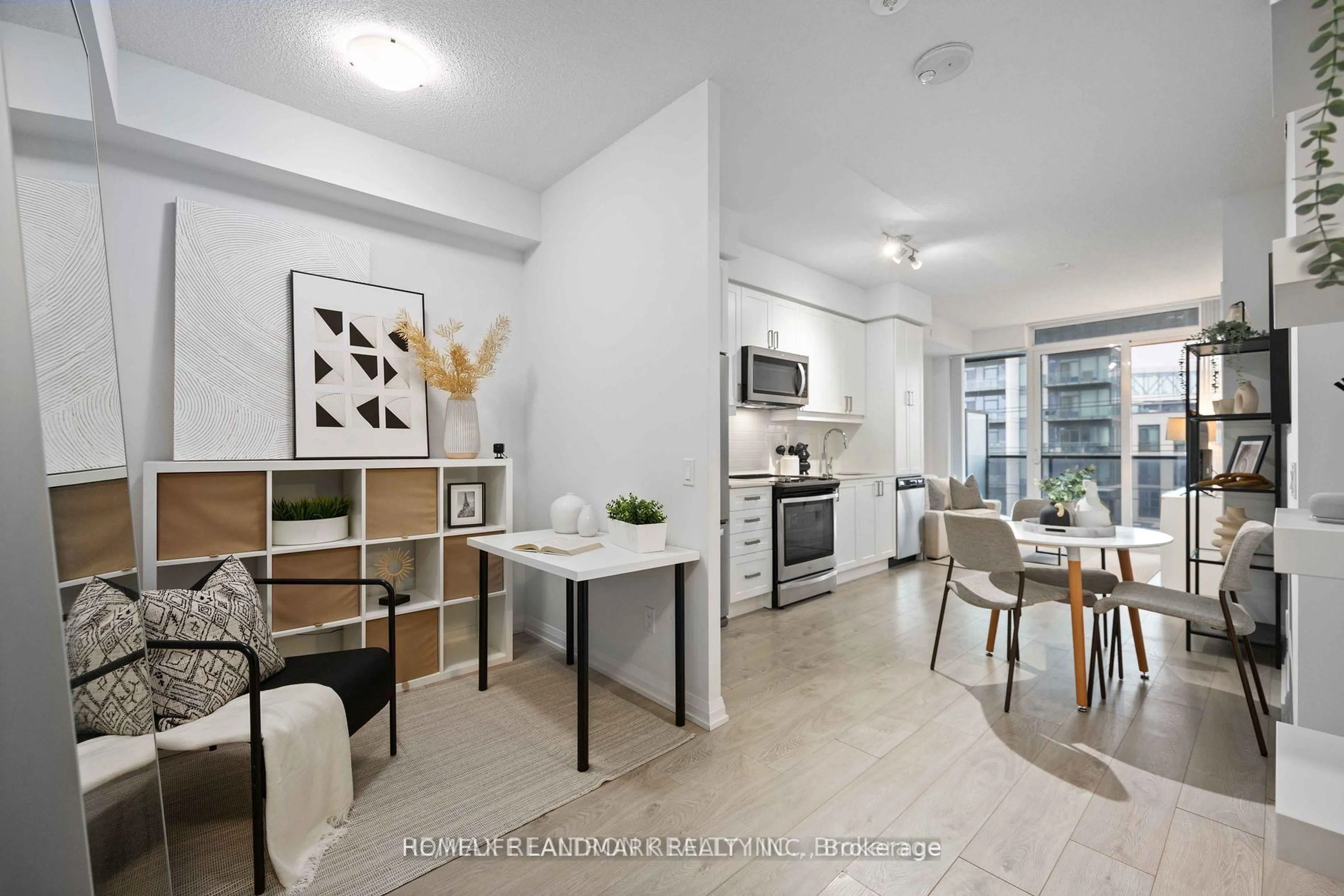 Open concept kitchen, ceramic/tile floor for 7895 Jane St #311, Vaughan Ontario L4K 2M7