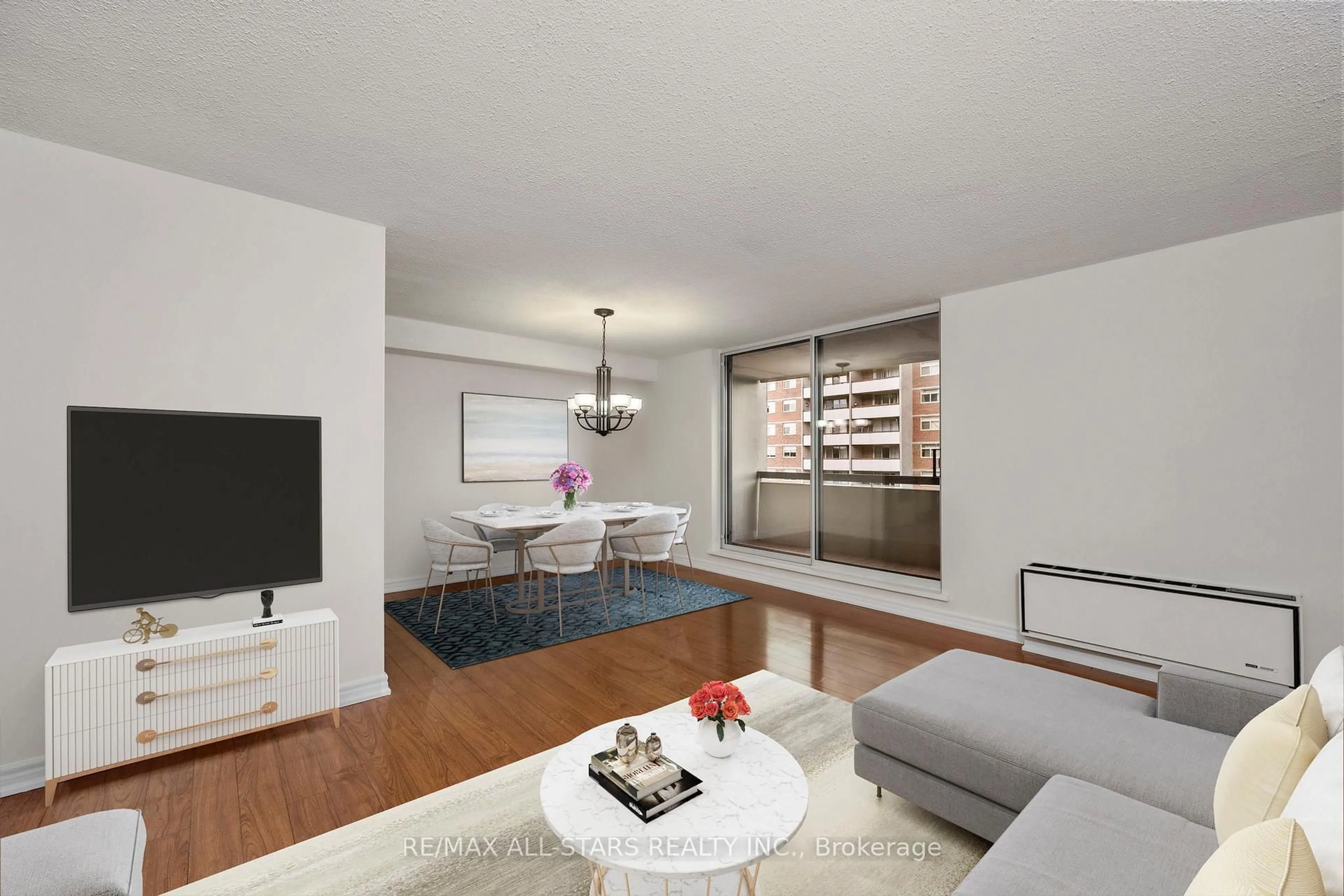 Living room with furniture, unknown for 20 William Roe Blvd #410, Newmarket Ontario L3Y 5V6