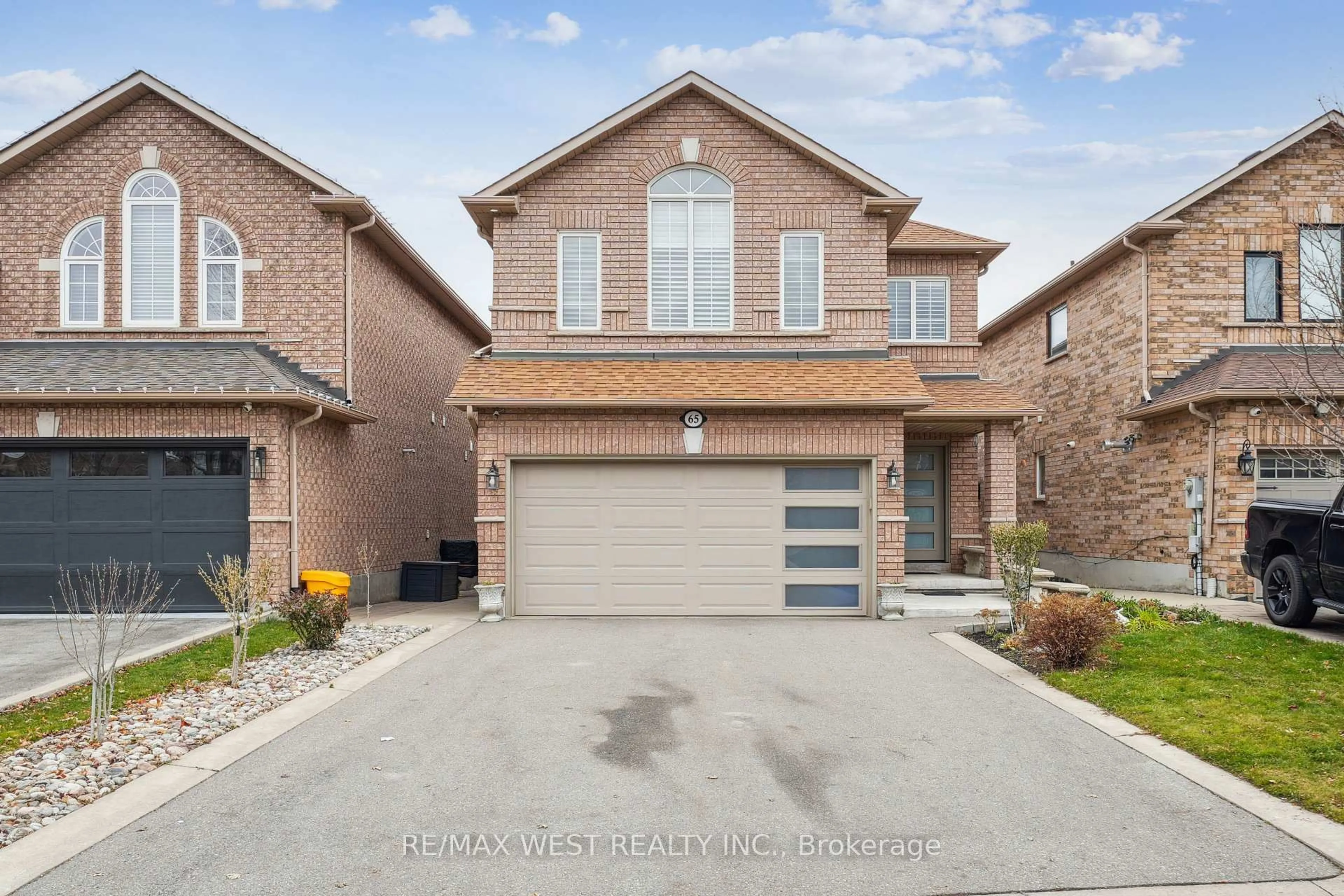 Home with brick exterior material, street for 65 Kingly Crest Way, Vaughan Ontario L4H 1M8