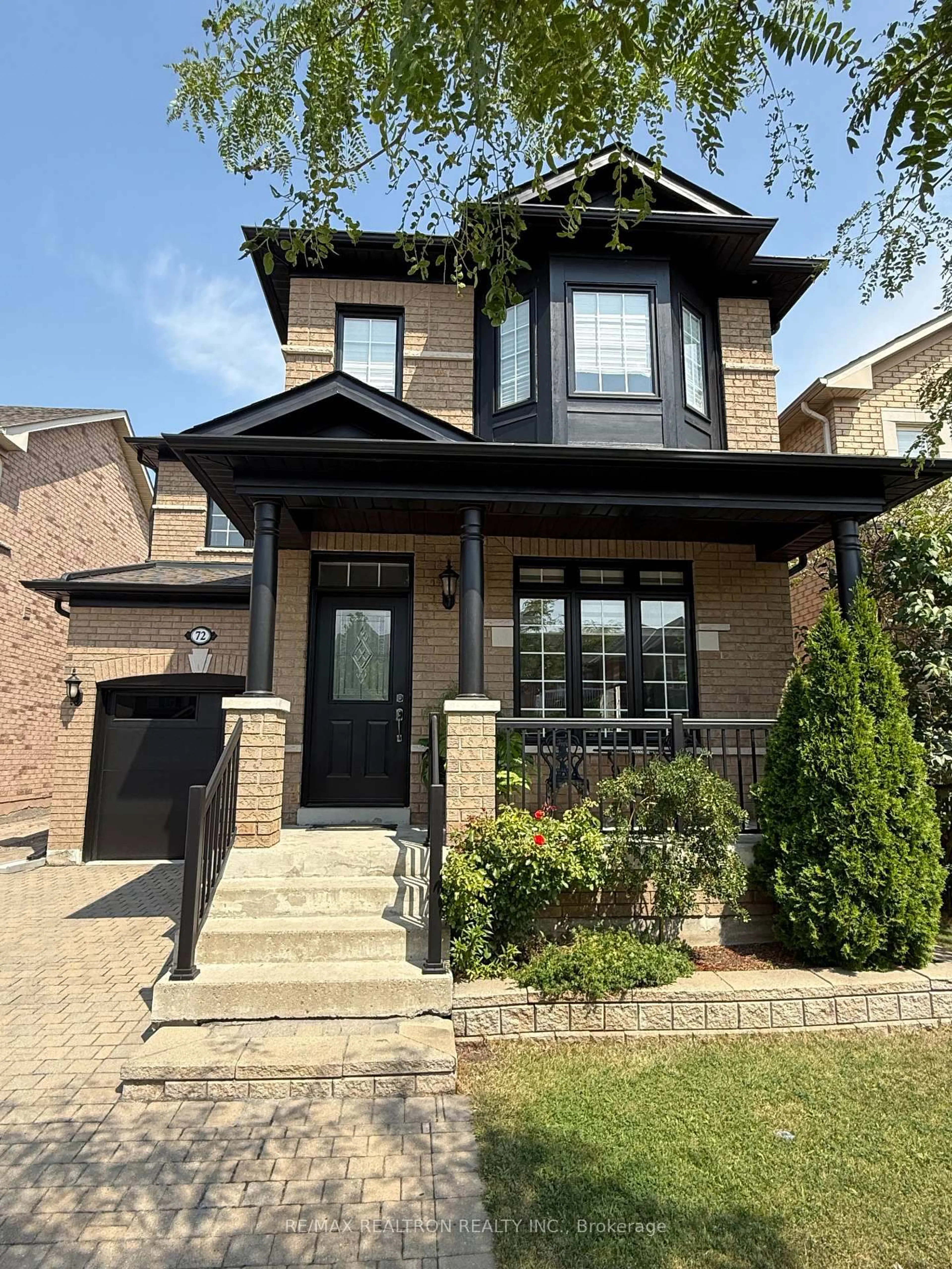 Home with brick exterior material, street for 72 Saint Damian Ave, Vaughan Ontario L4H 2L5