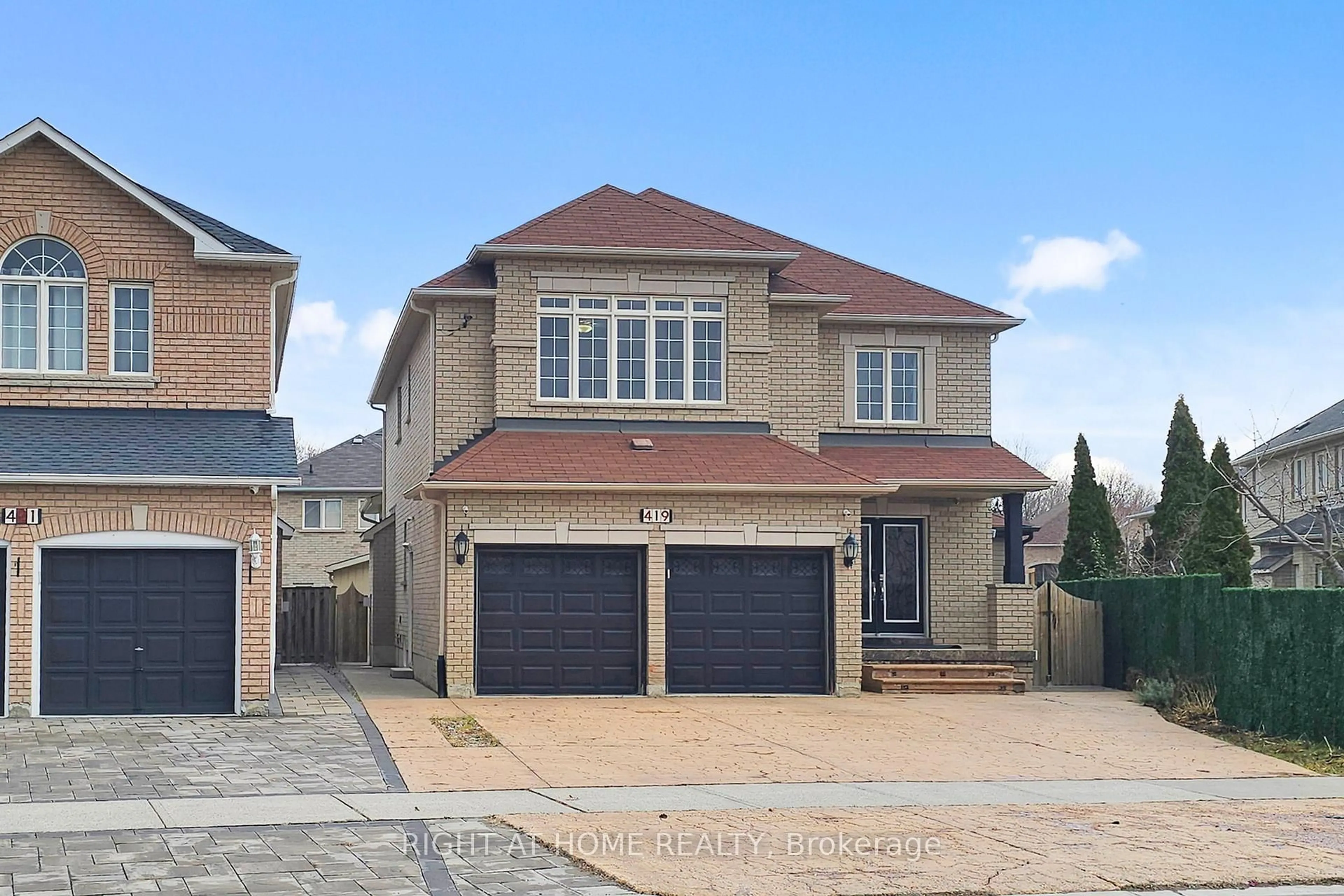 Home with brick exterior material, street for 419 Elson St, Markham Ontario L3S 4T8