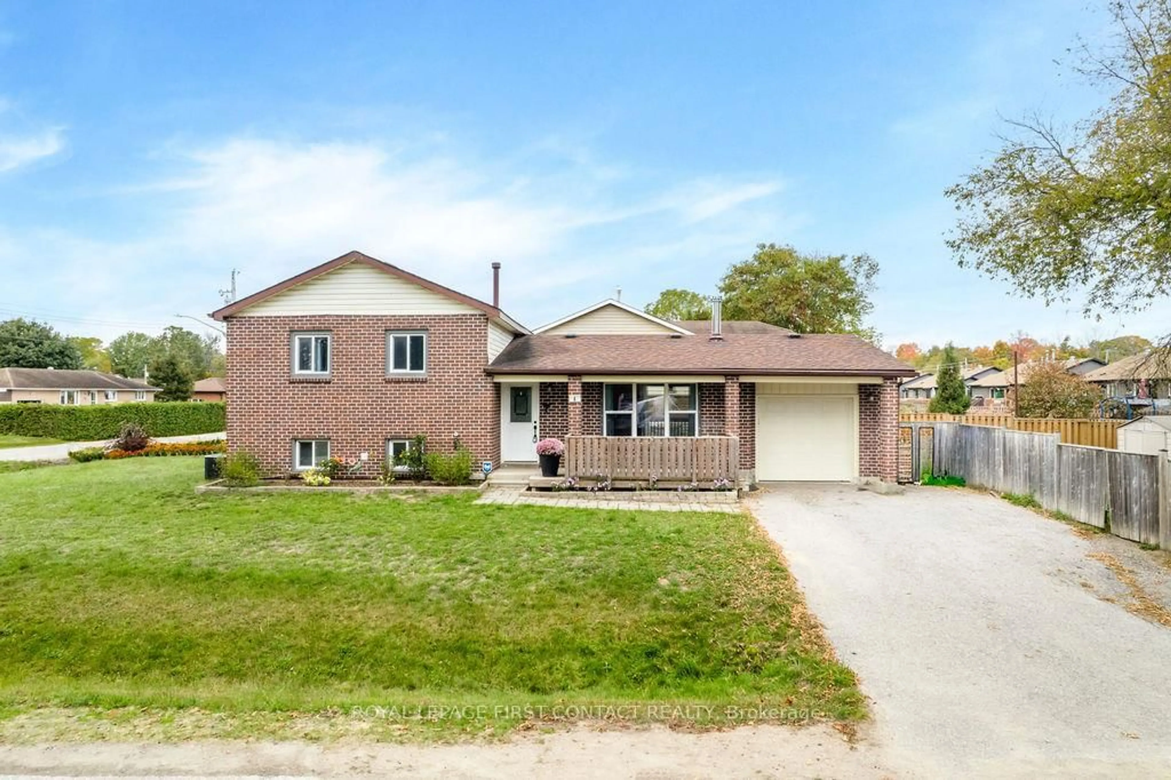 Home with brick exterior material, street for 6 Duckworth St, Essa Ontario L0M 1B0