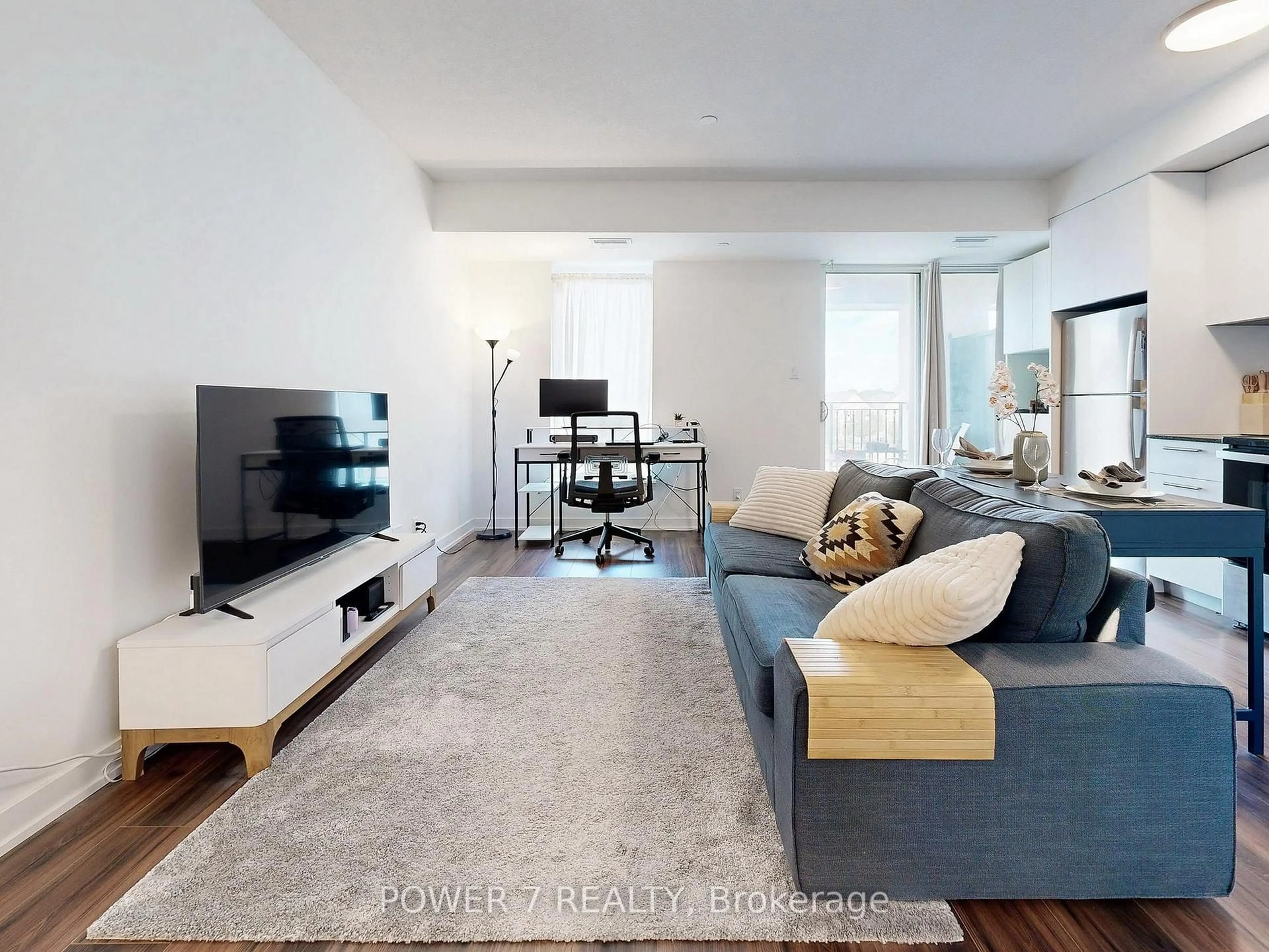 Living room with furniture, unknown for 101 Cathedral High St #337, Markham Ontario L6C 3L8