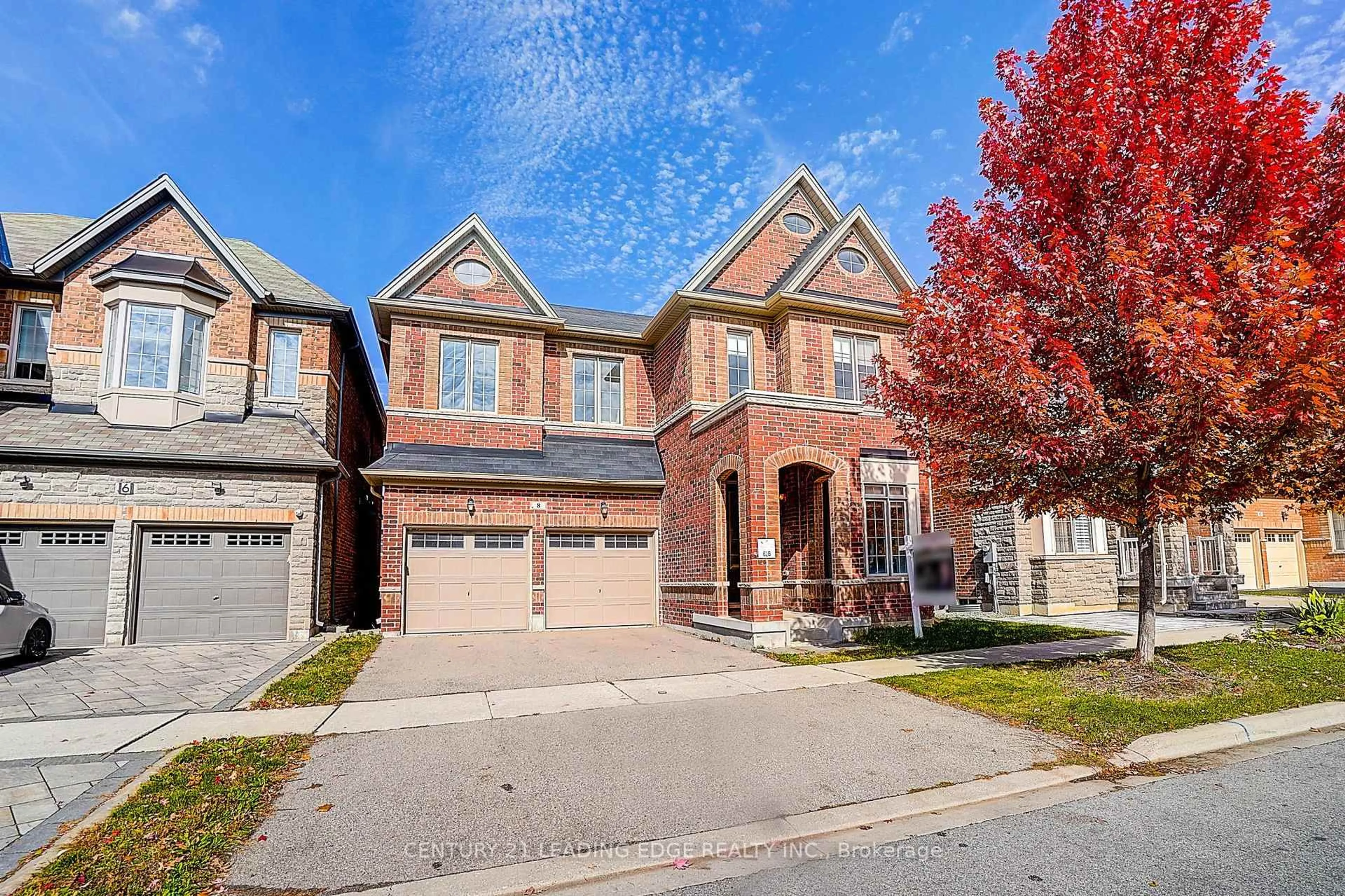 Home with brick exterior material, street for 8 Hubner Ave, Markham Ontario L6C 0S8