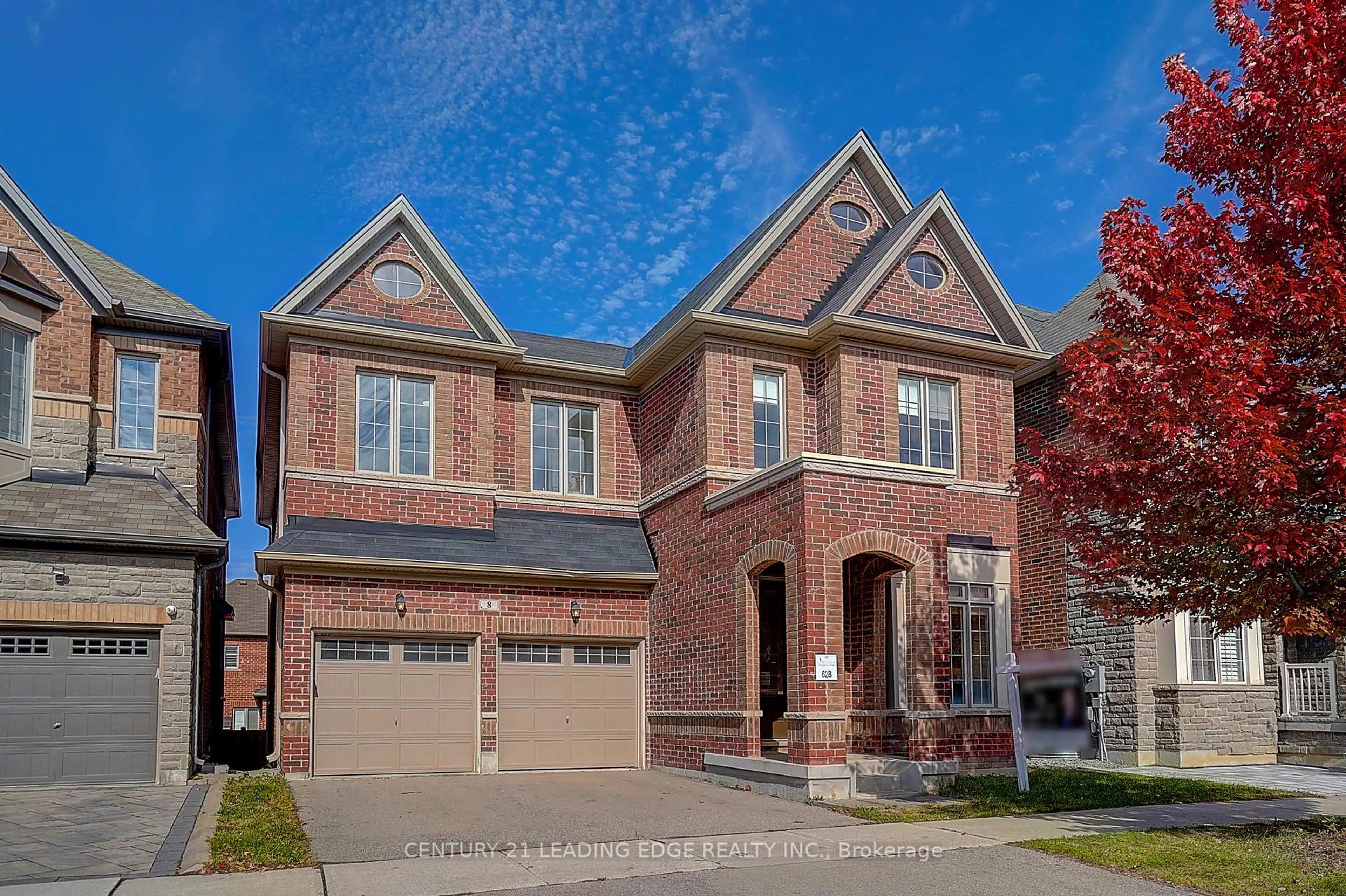Home with brick exterior material, street for 8 Hubner Ave, Markham Ontario L6C 0S8