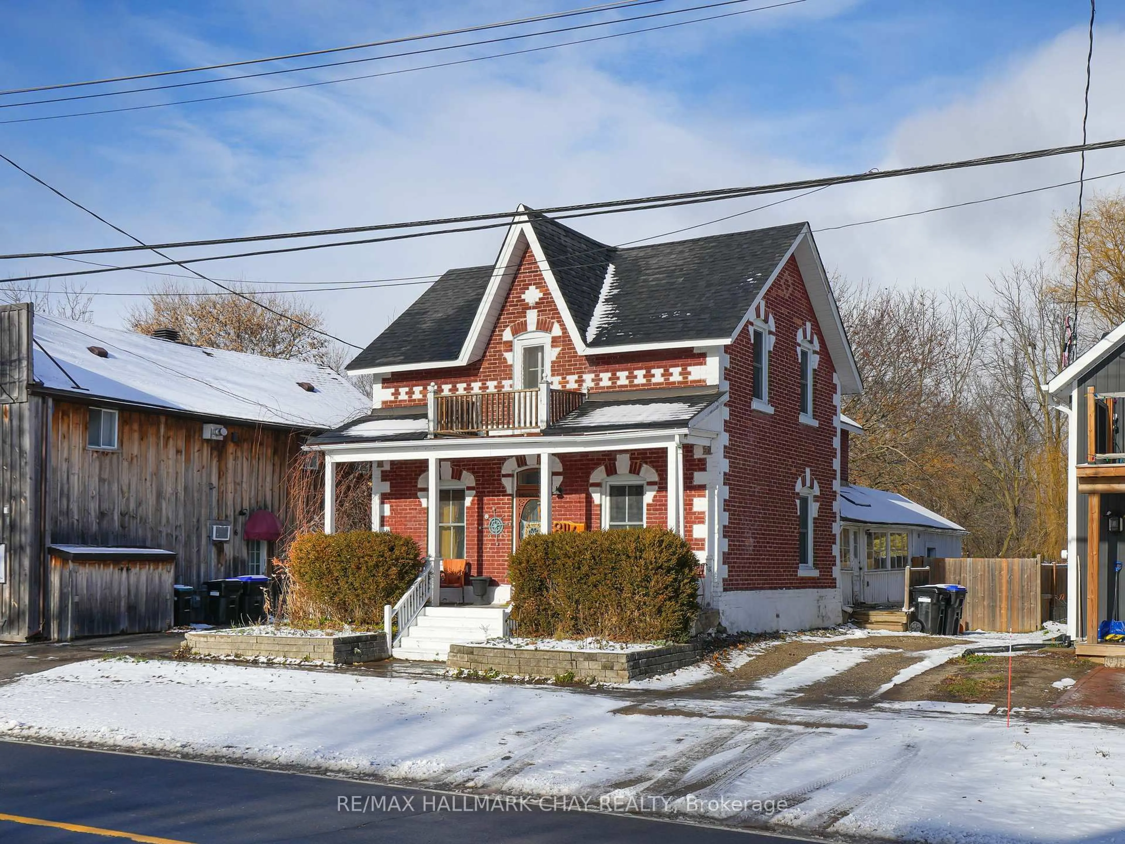 Home with brick exterior material, street for 8116 Main St, Adjala-Tosorontio Ontario L0L 1J0