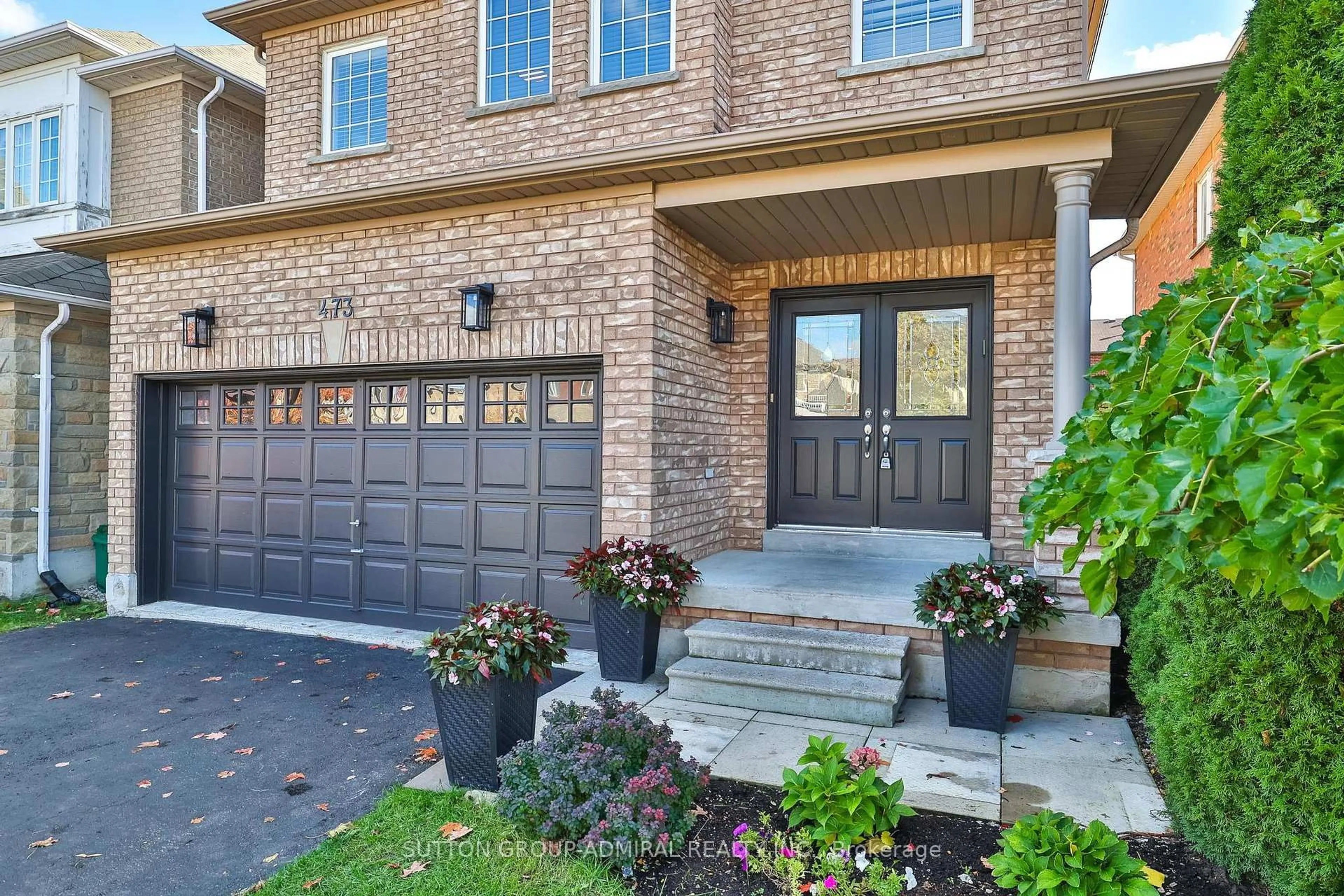 Home with brick exterior material, street for 473 Apple Blossom Dr, Vaughan Ontario L4J 9K7