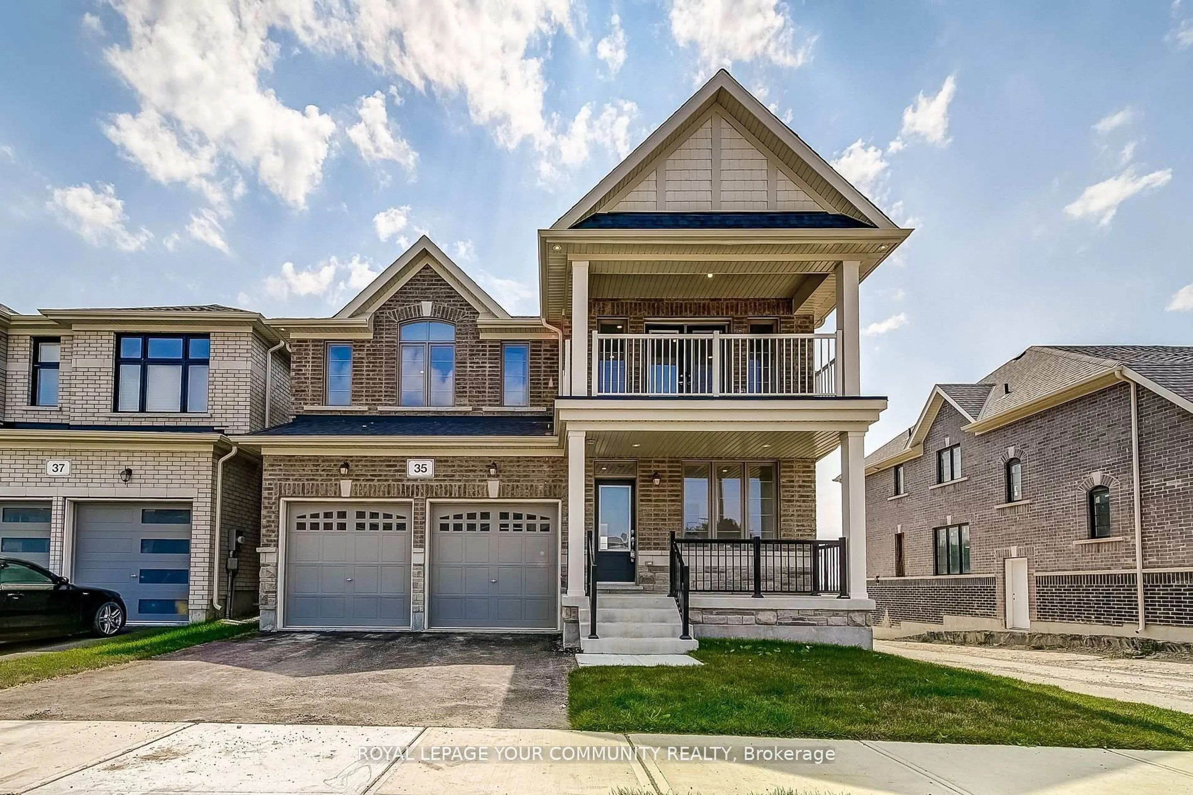 Home with brick exterior material, street for 35 Big Canoe Dr, Georgina Ontario L0E 1R0