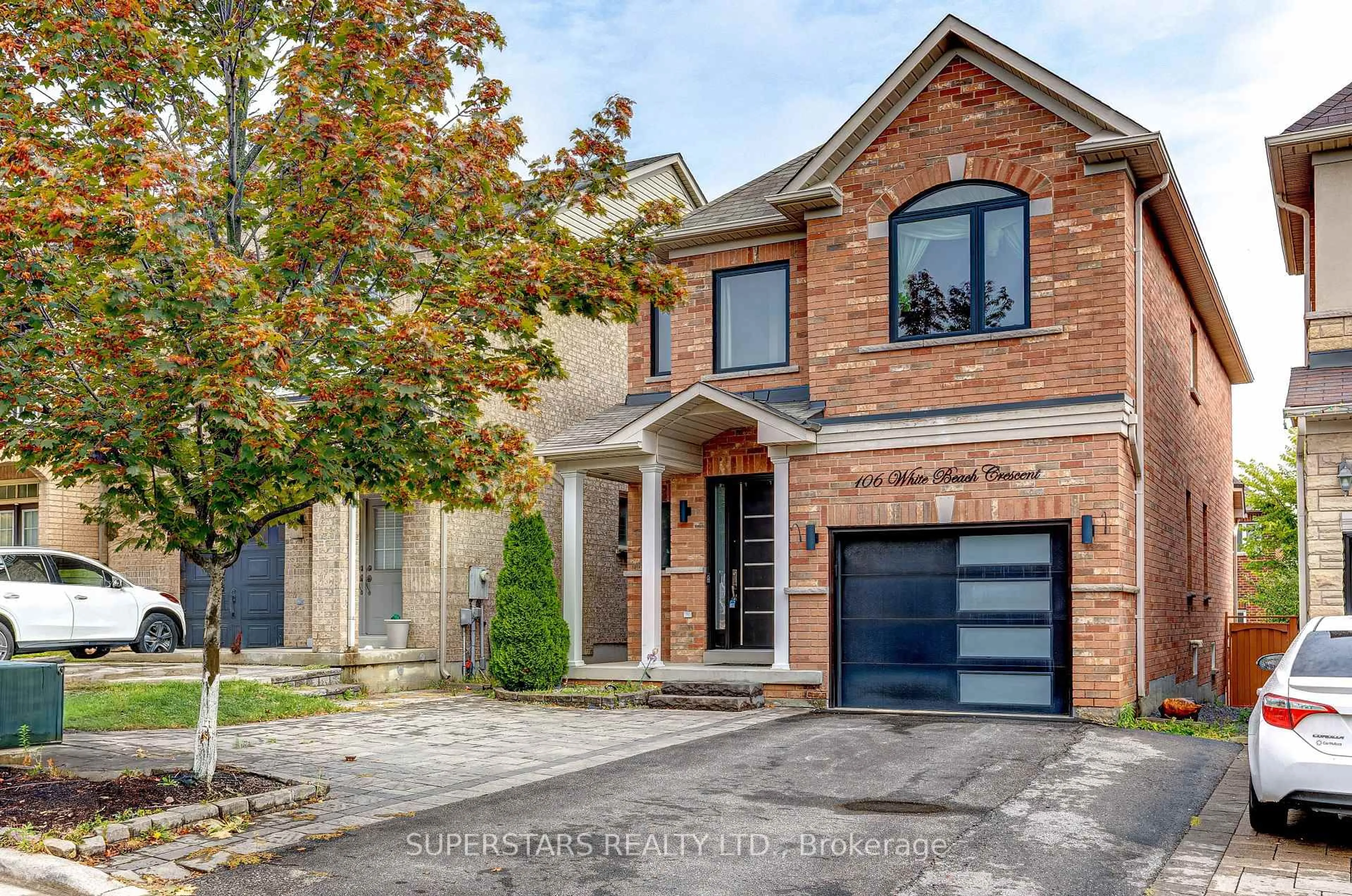Home with brick exterior material, street for 106 White Beach Cres, Vaughan Ontario L6A 0R2